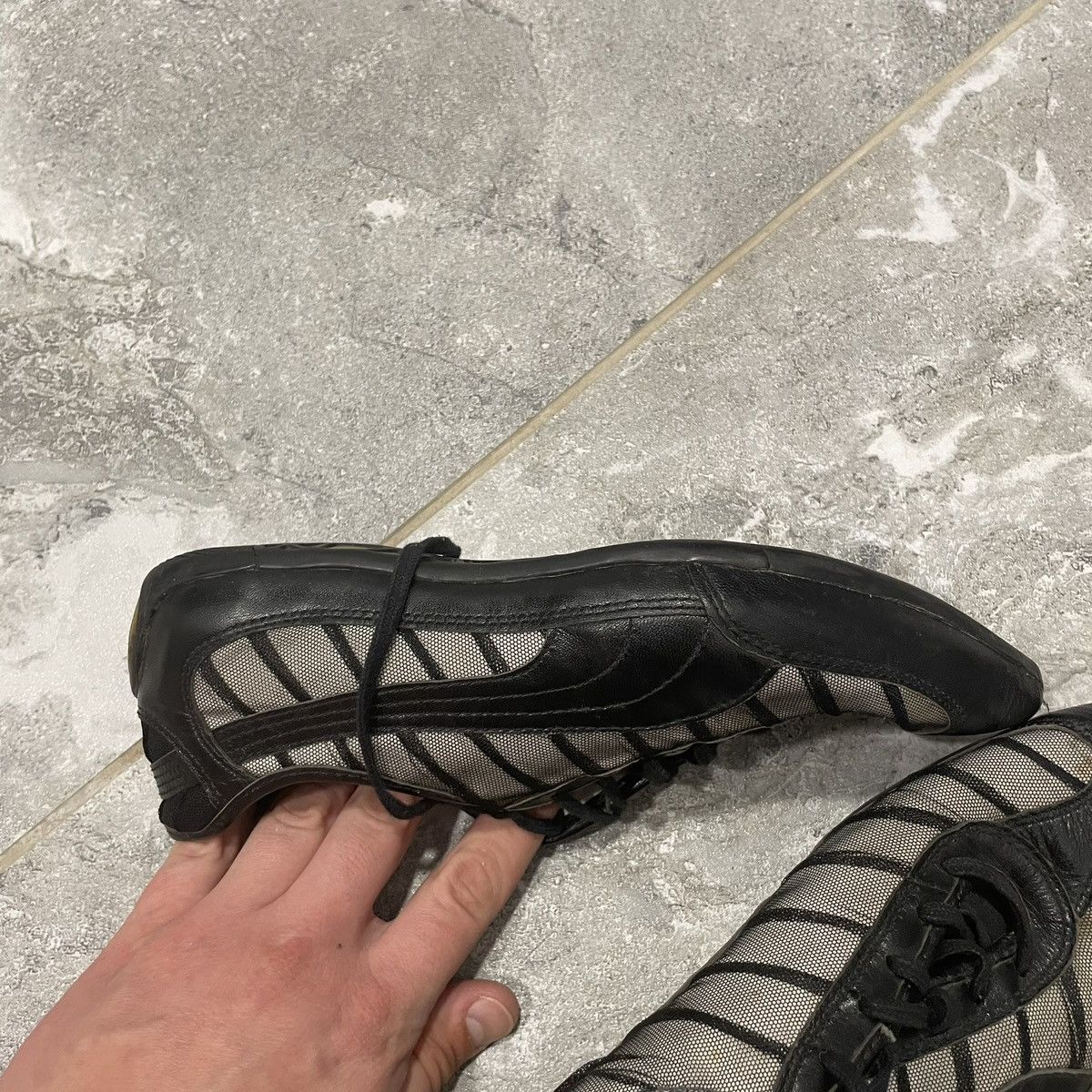 Alexander McQueen Rare 1 Alexander Puma anatomical vein low top sneakers shoes Size US 8 / IT 38 - 14 Thumbnail