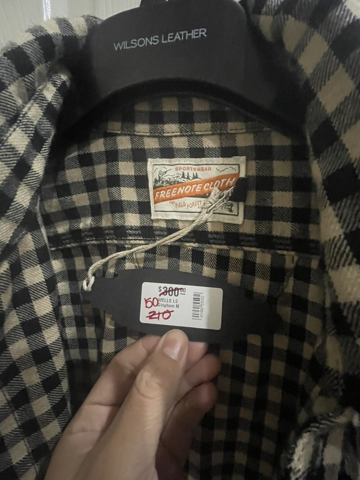 Freenote Cloth Freenote cloth gingham wells button up shirt, medium Size US M / EU 48-50 / 2 - 3 Thumbnail
