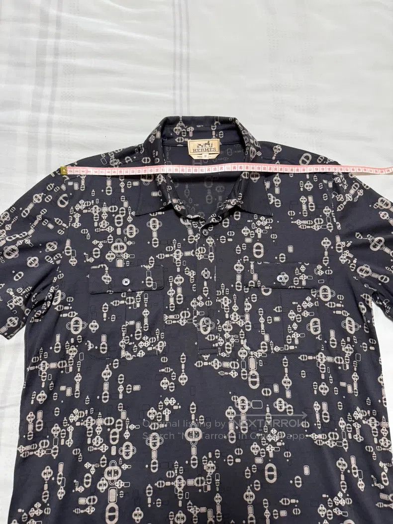 Hermes Hermes Short-sleeved classic pattern design Size US M / EU 48-50 / 2 - 3 Thumbnail