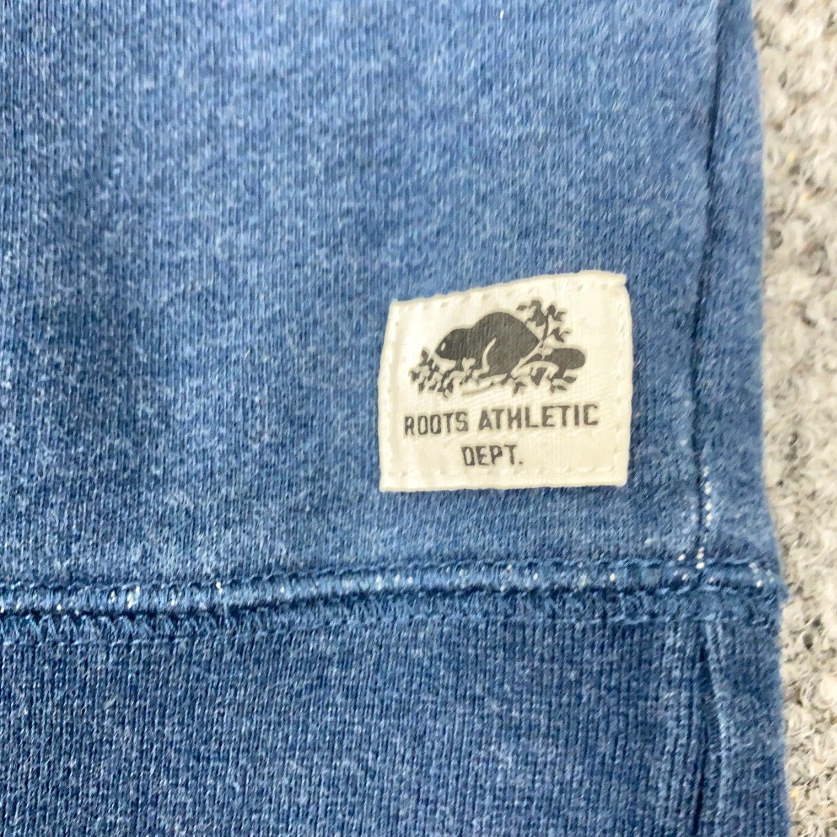 Roots Roots Sweatshirt Blue XS Spellout Crew Neck Mens Size US XS / EU 42 / 0 - 3 Thumbnail