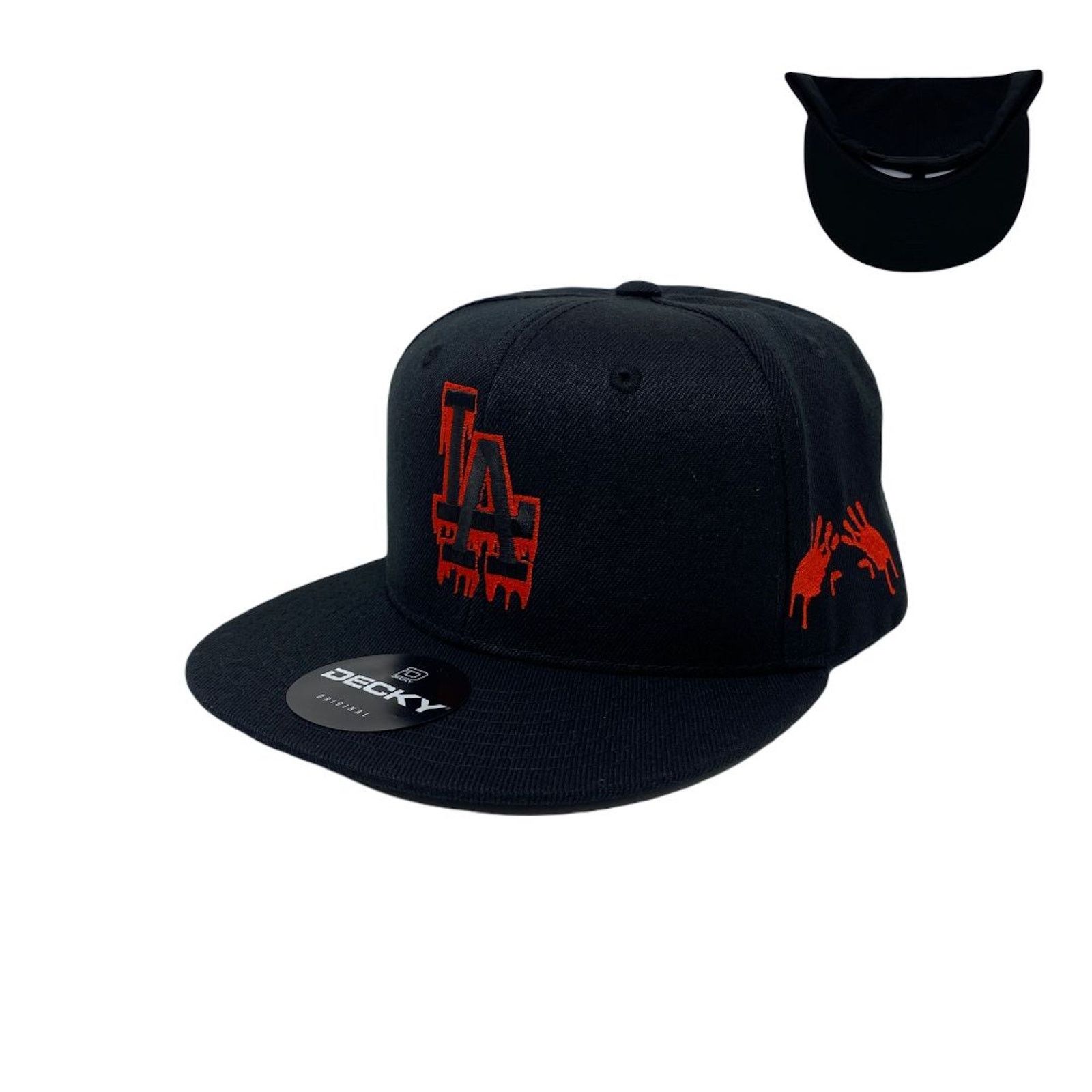 Other Los Angeles LA Drip Bloody Hands Halloween Snapback Hat Size ONE SIZE - 1 Thumbnail