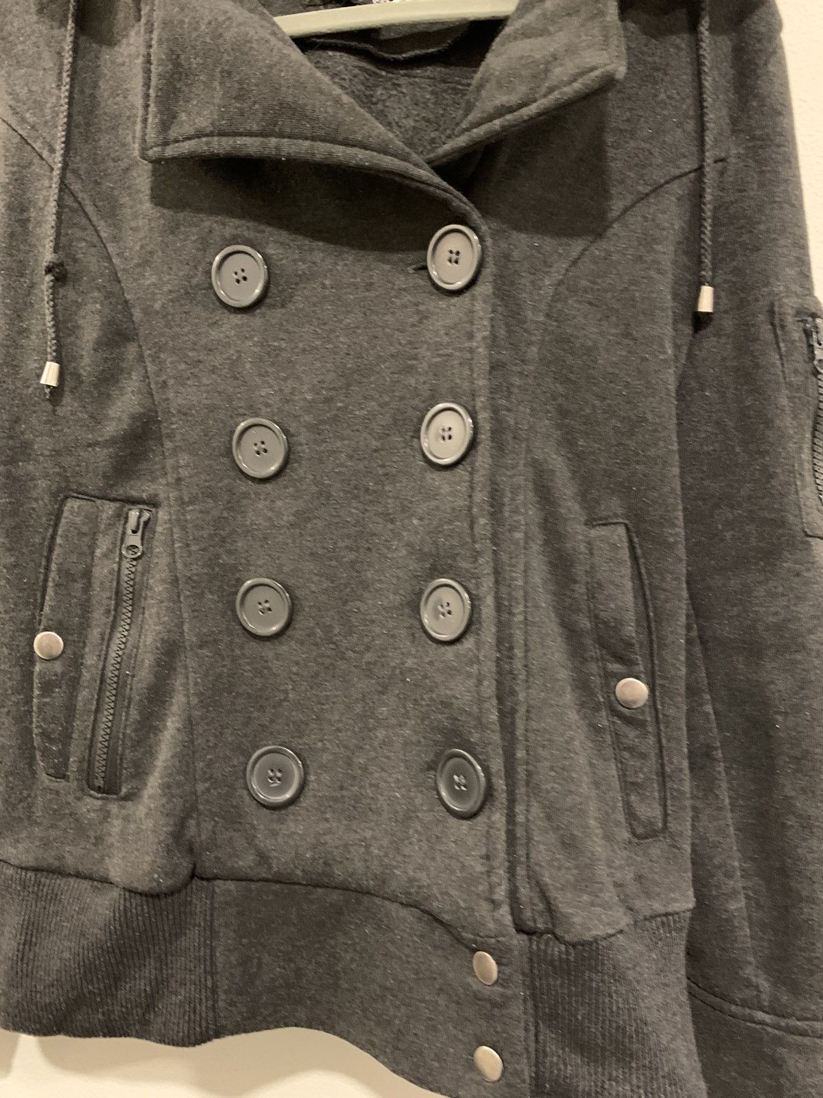 Other Ambiance Button & Snap Rib Knit Cuffs zip up Size L / US 10 / IT 46 - 2 Thumbnail
