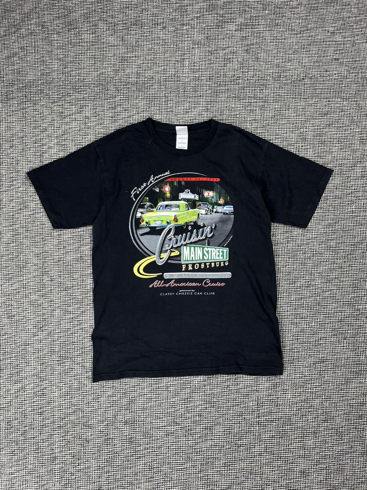 Vintage ➕ vintage 2002 y2k classic American cars t-shirt Size US L / EU 52-54 / 3 - 1 Thumbnail