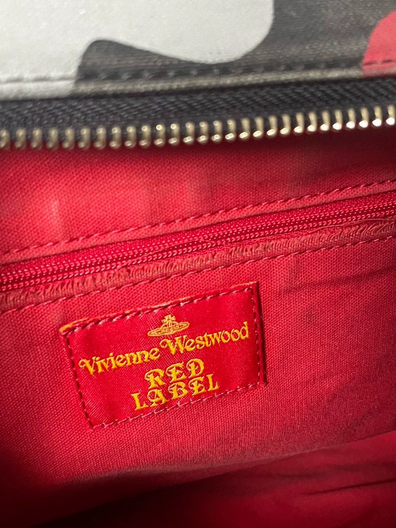Vivienne Westwood Vivienne Westwood size os Black canvas Y2K love pattern und Size ONE SIZE - 9 Thumbnail