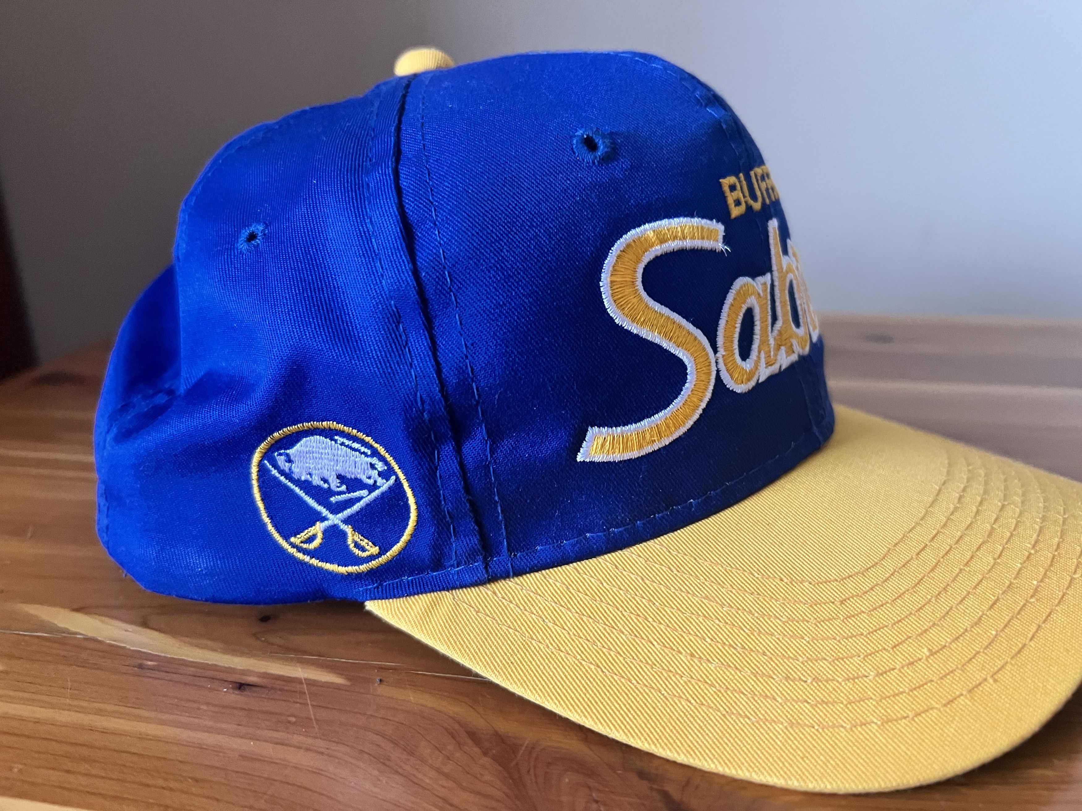 Sports Specialties Vintage Buffalo Sabres Twill Script Snapback Hat Cap NHL Size ONE SIZE - 3 Thumbnail