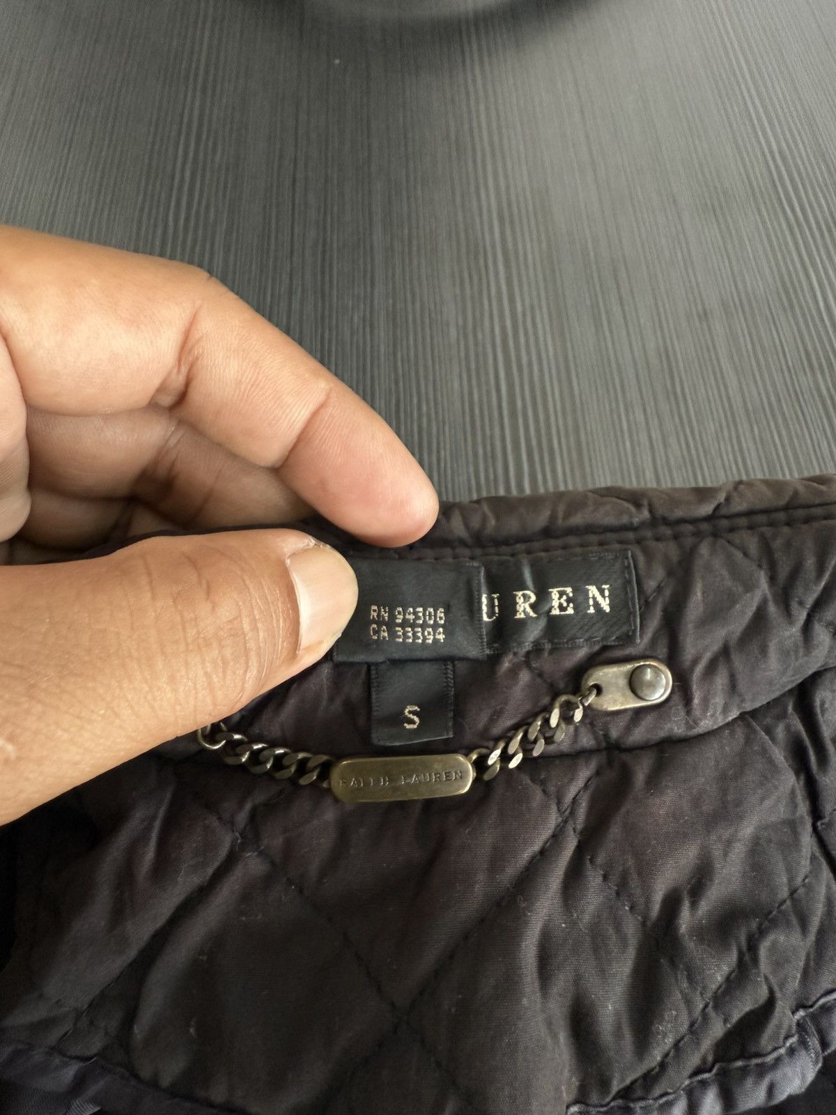Lauren Ralph Lauren 🔥 Vintage Ralph Lauren Faded Black Quilted Long Jacket - S Size S / US 4 / IT 40 - 10 Thumbnail