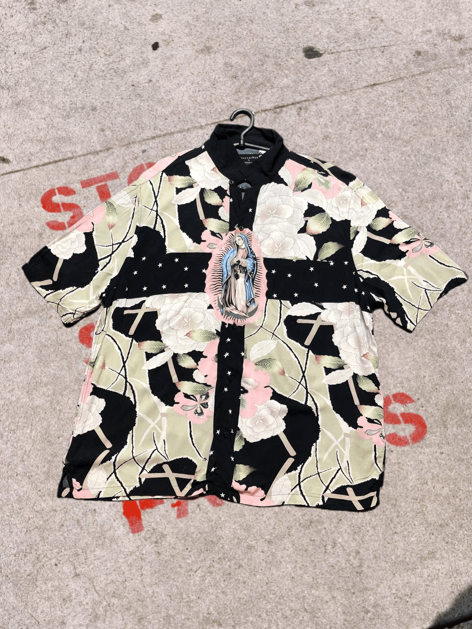 Allsaints Allsaints art designer hawaiian relaxed shirt Size US XL / EU 56 / 4 - 1 Thumbnail