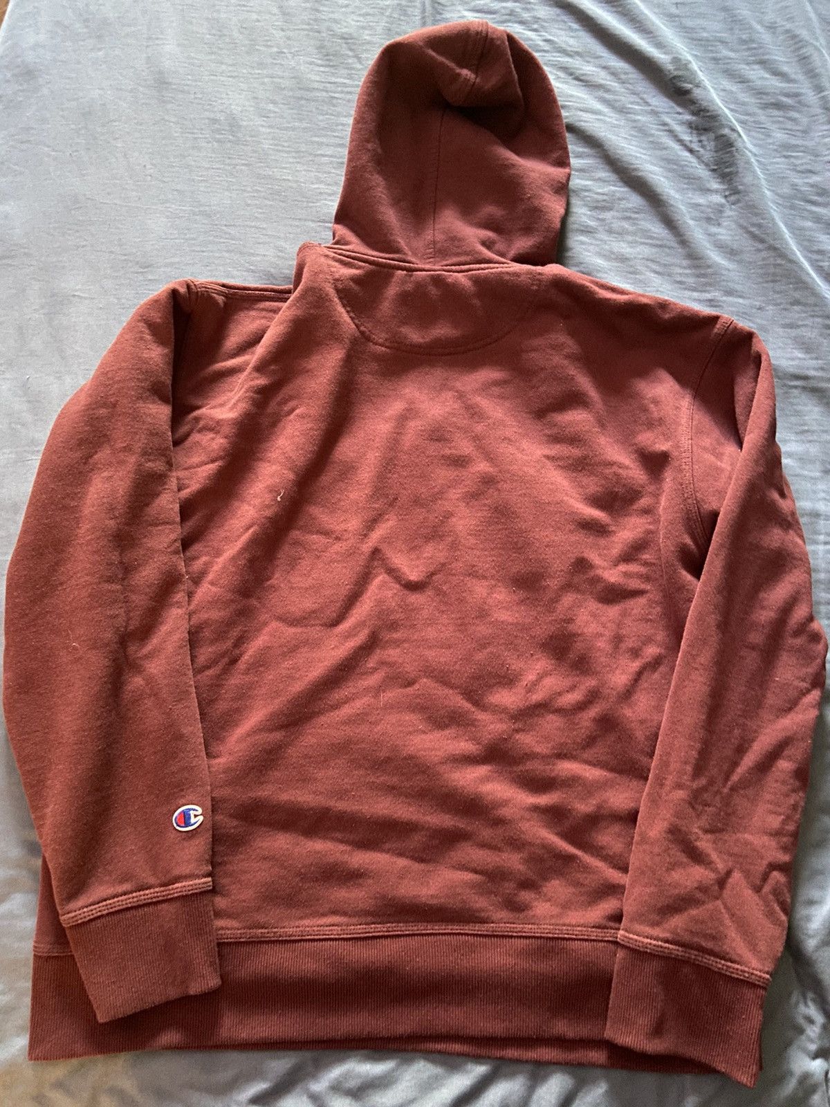 Champion × Vintage Champion Burgundy Hoodie Size US L / EU 52-54 / 3 - 2 Thumbnail