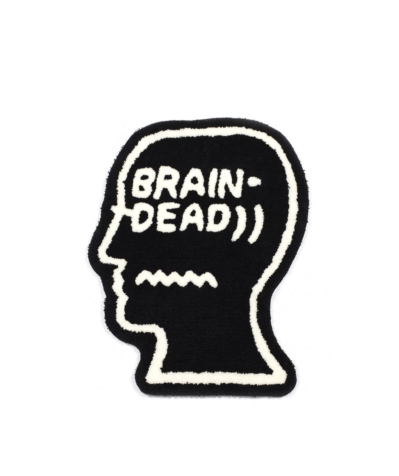 image of Brain Dead Braindead OG Logo Rug 2018 in Black, Men's