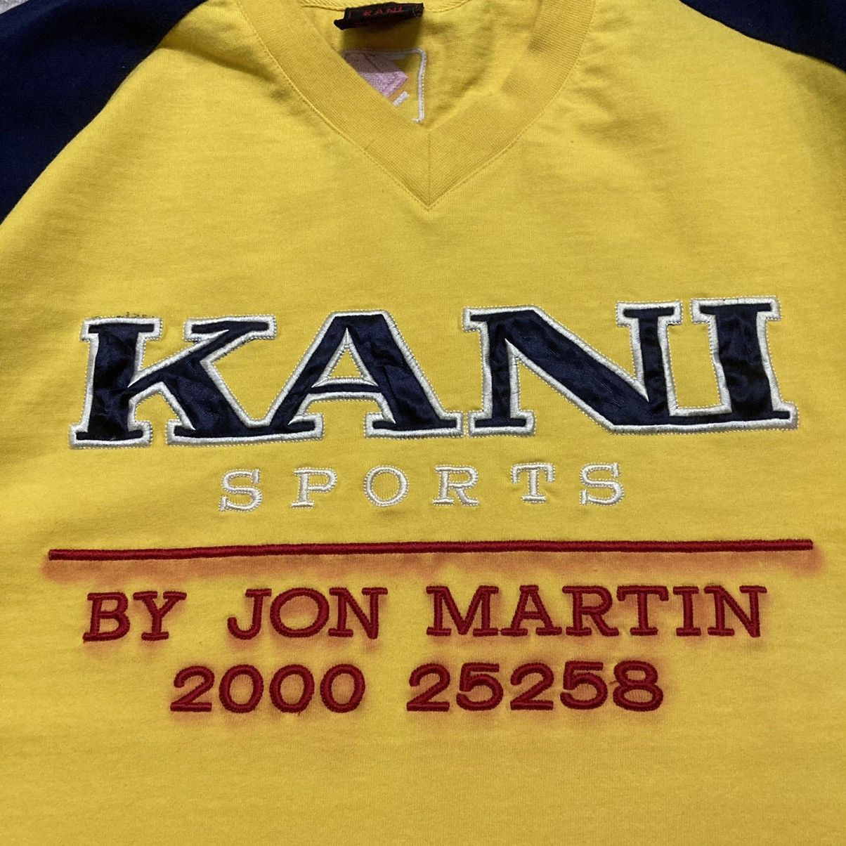 JNCO × Karl Kani × Vintage Distress Y2K Karl Kani Sports Hip Hop Tees Size US XL / EU 56 / 4 - 4 Thumbnail