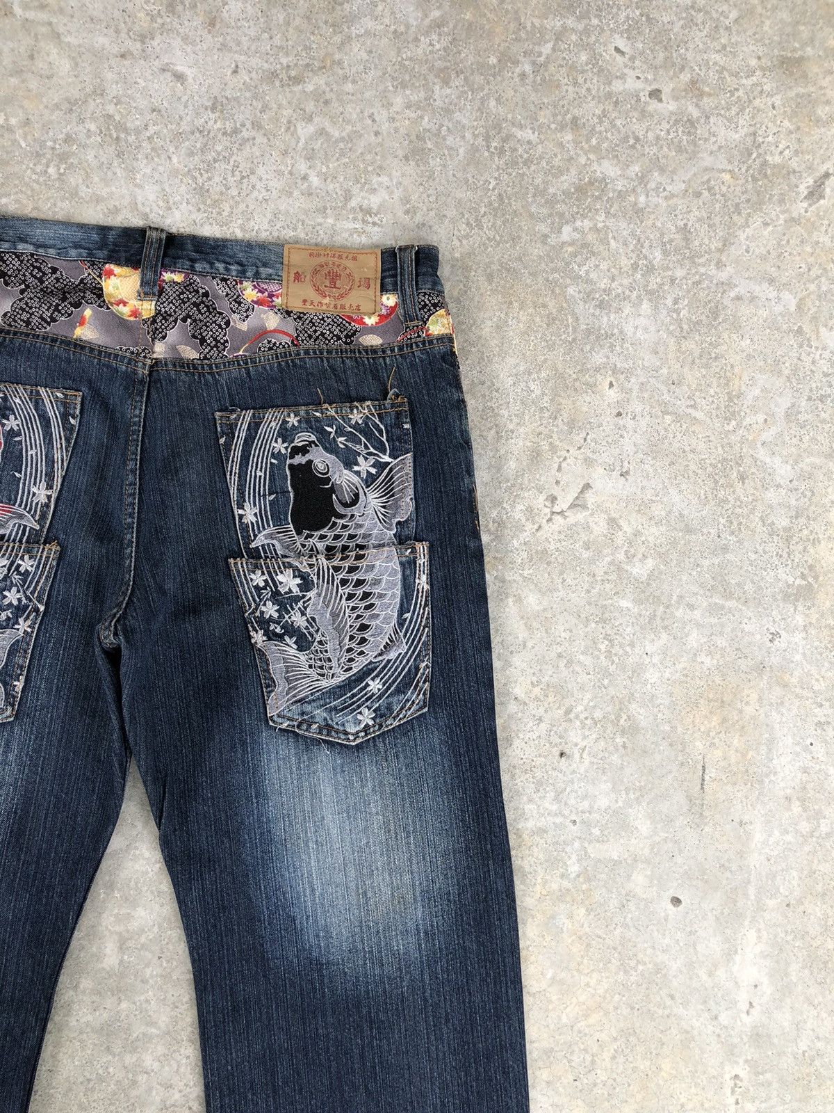 Japanese Brand Japanese Buden Embroidered Jeans Distressed Denim Size US 34 / EU 50 - 10 Thumbnail