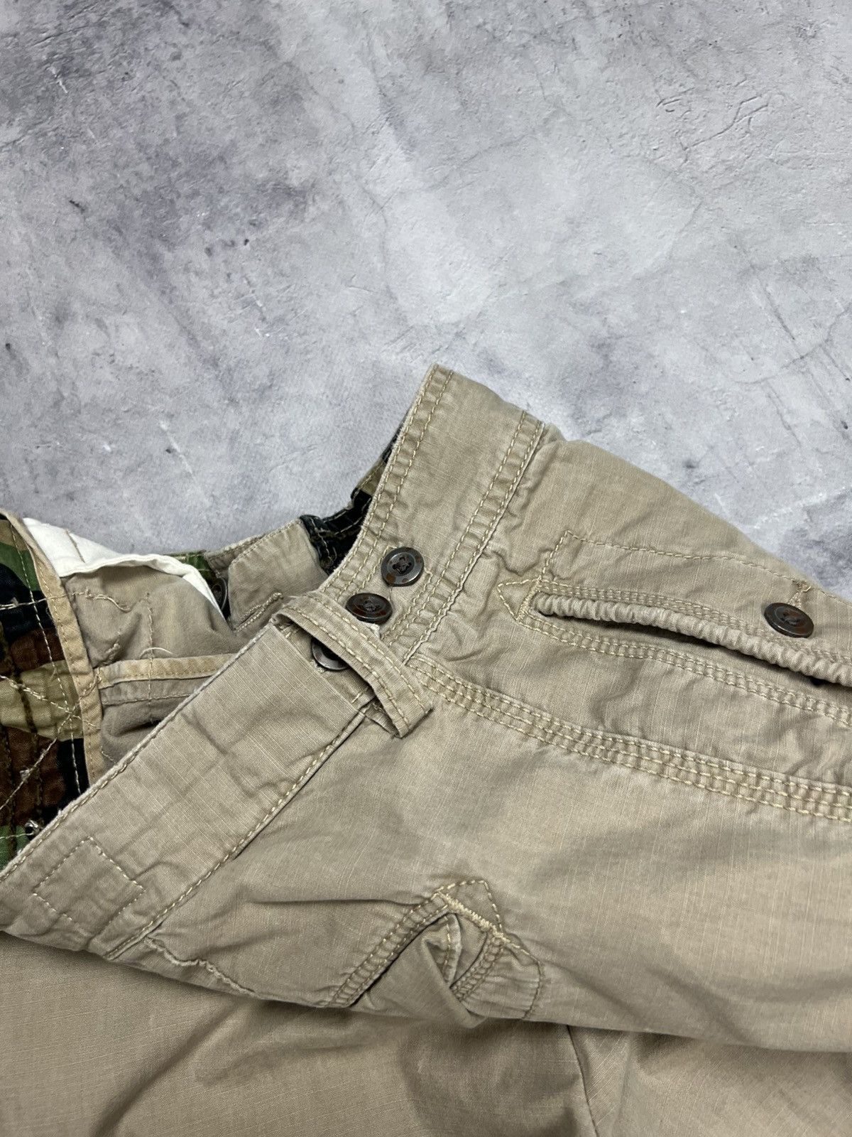Polo Ralph Lauren × Vintage Polo Ralph Lauren Cargo Pants Mens 34x32 Beige RLPC Size US 34 / EU 50 - 18 Thumbnail