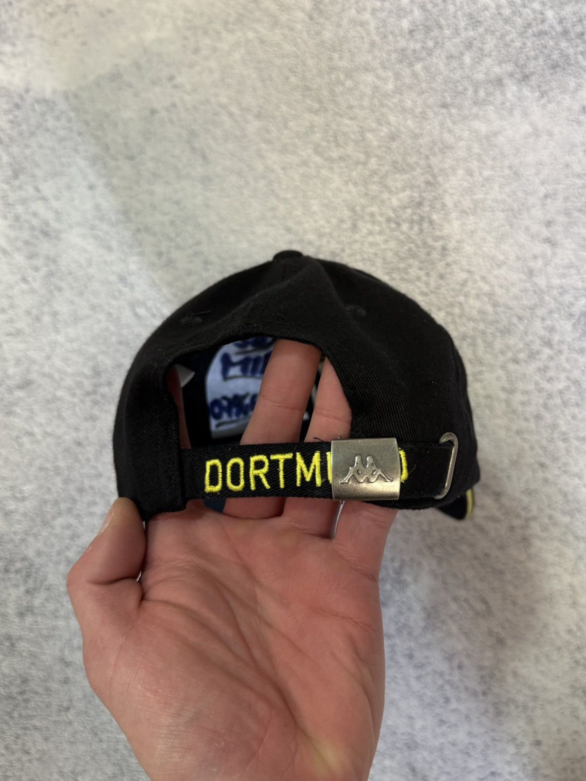 Kappa Vintage Borussia Dortmund BVB 09 Kappa Cap Hat Logo Football Size ONE SIZE - 4 Thumbnail