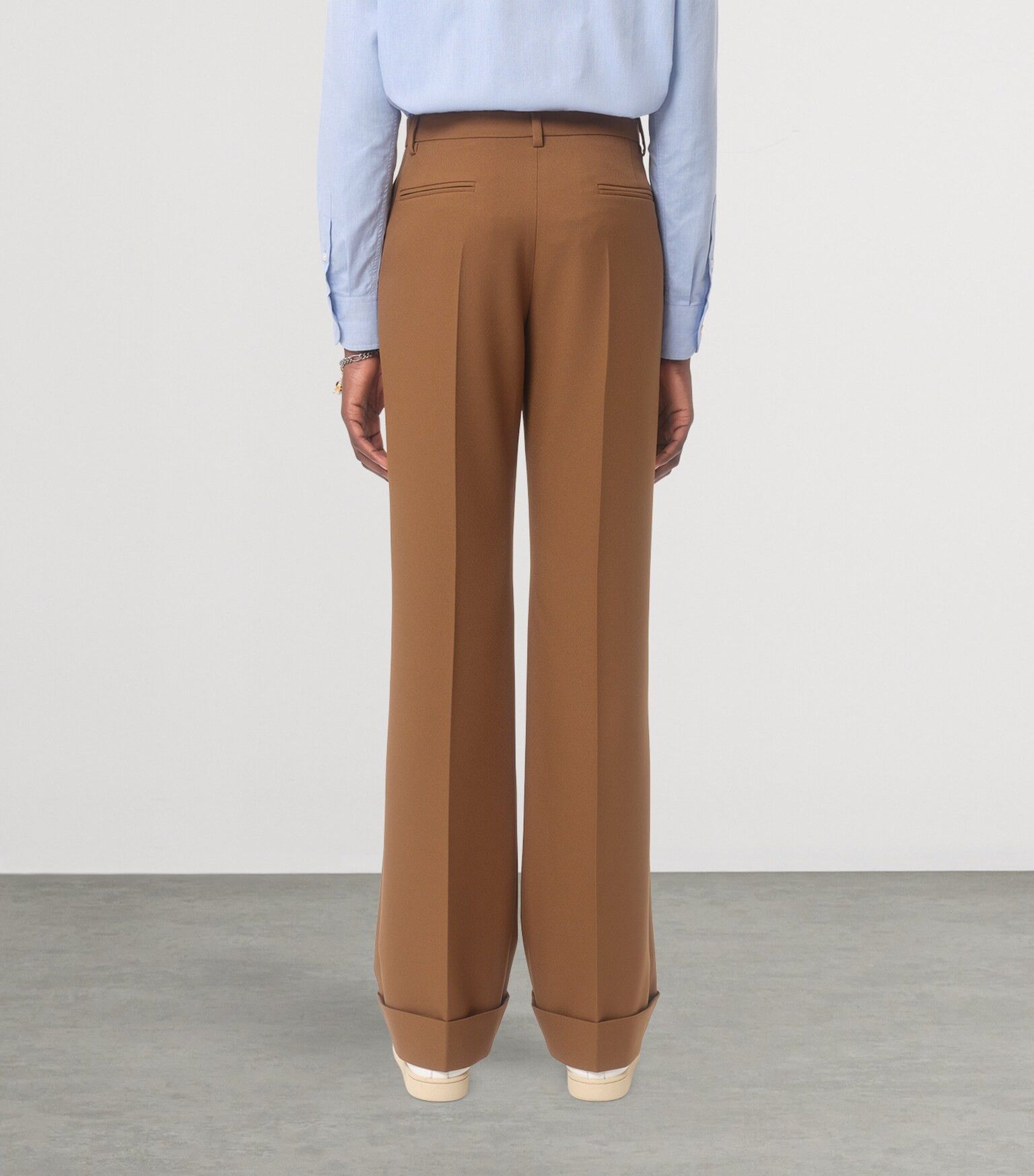 Valentino o1y0525 Casual Pant in Brown Size US 28 / EU 44 - 4 Thumbnail