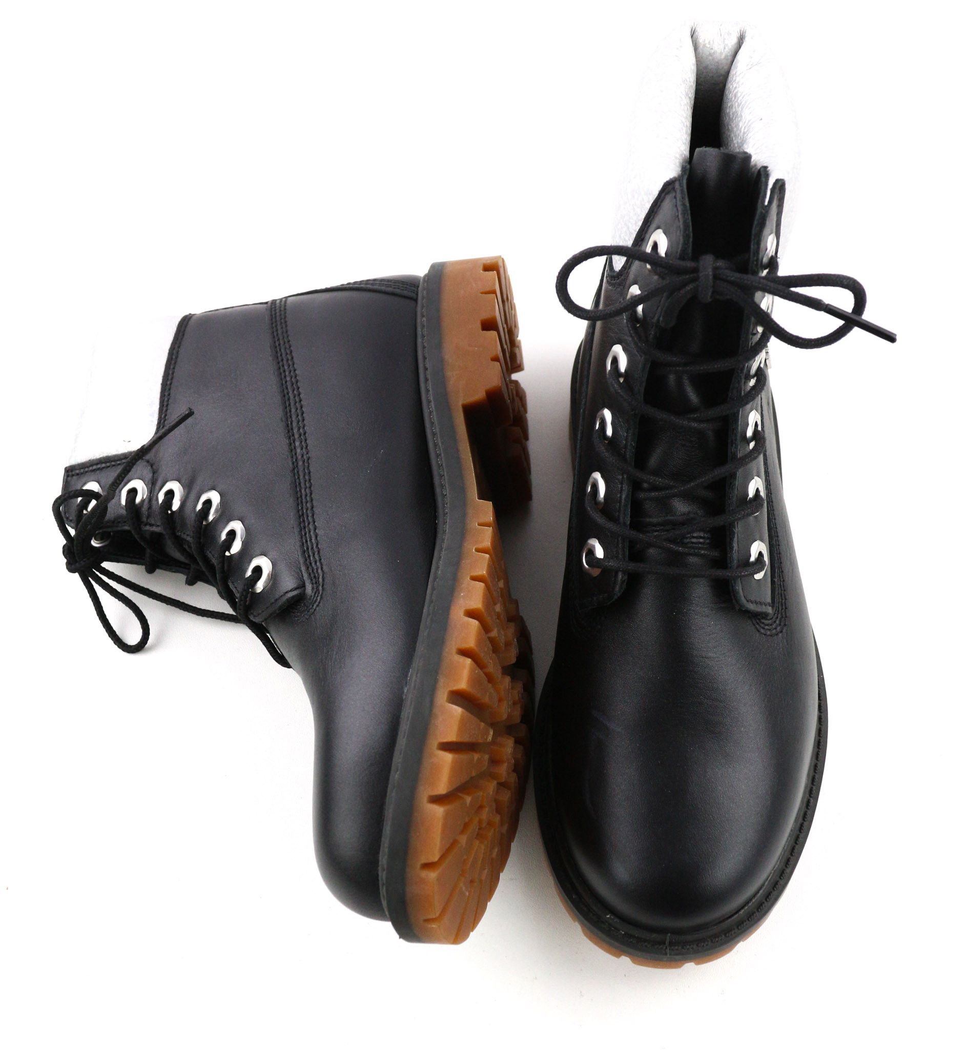 Timberland A2M8G UK3.5 Black Leather Waterproof 80972 Size US 4 / IT 34 - 6 Thumbnail