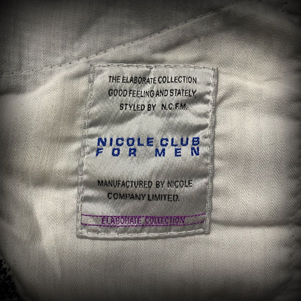 Nicole Club Nicole Club For Men Houndstooth Pattern Denim Pants Size US 30 / EU 46 - 4 Thumbnail