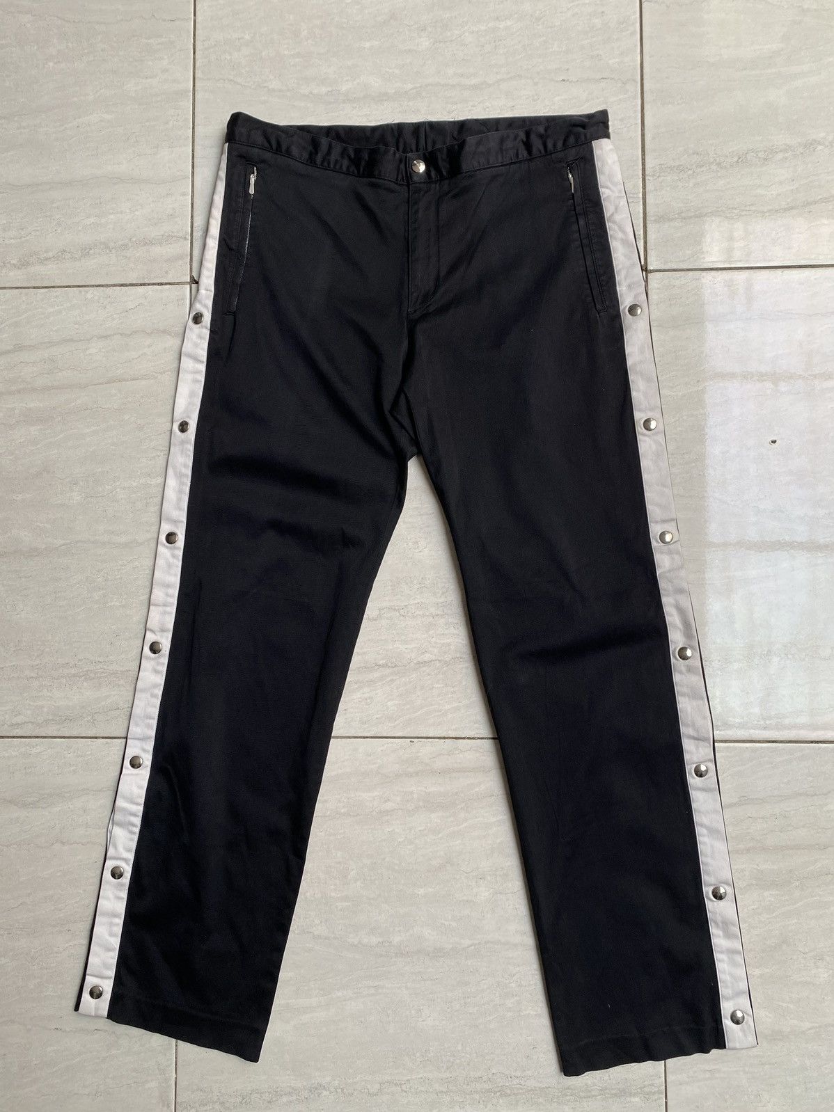 Jil Sander JIL SANDER Long Button List Pants Size US 32 / EU 48 - 1 Thumbnail
