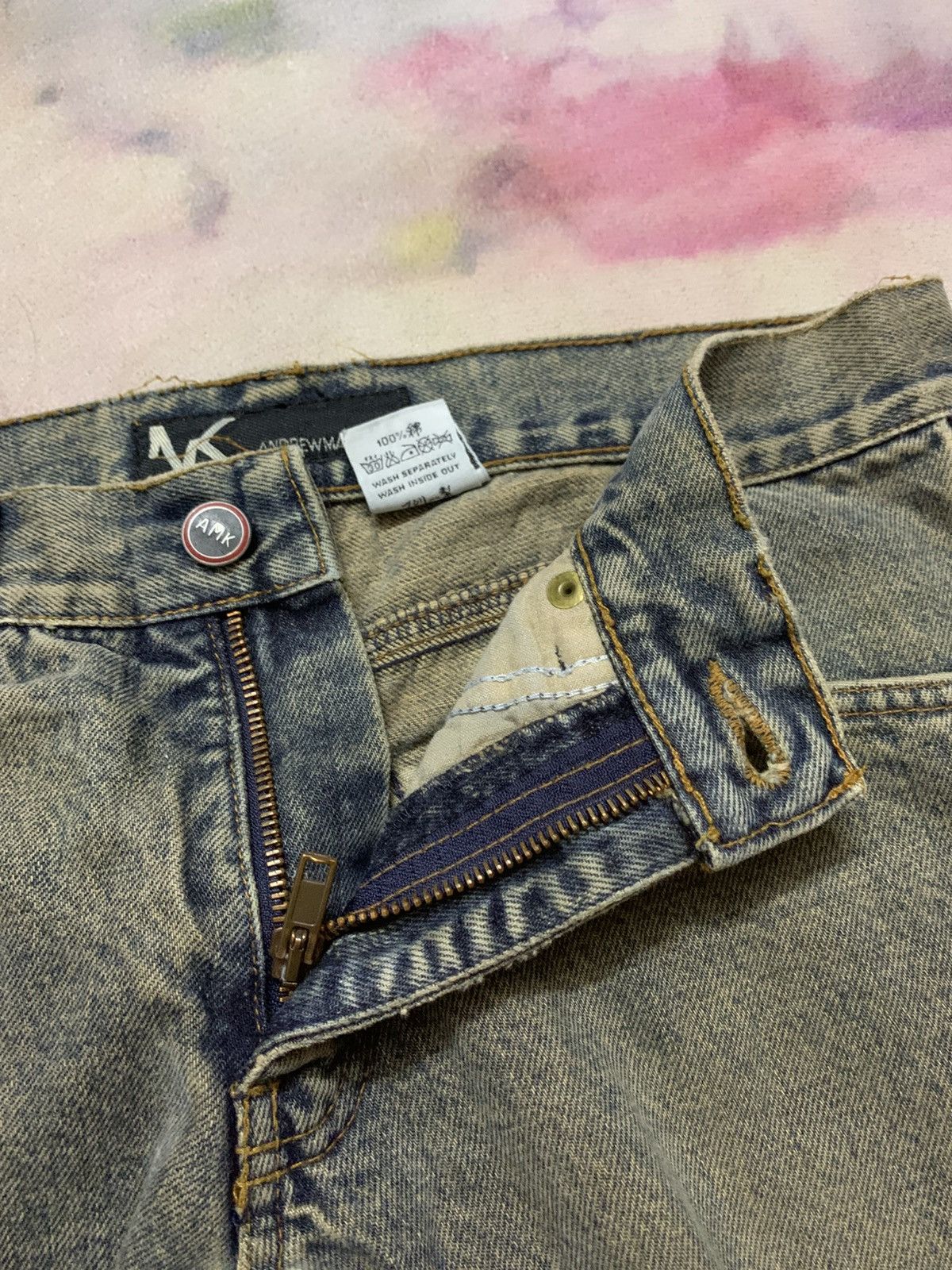 Andrew Mackenzie Flare Mud Washed Denim Share Spirit Lgb Goa If Six Size US 30 / EU 46 - 7 Thumbnail