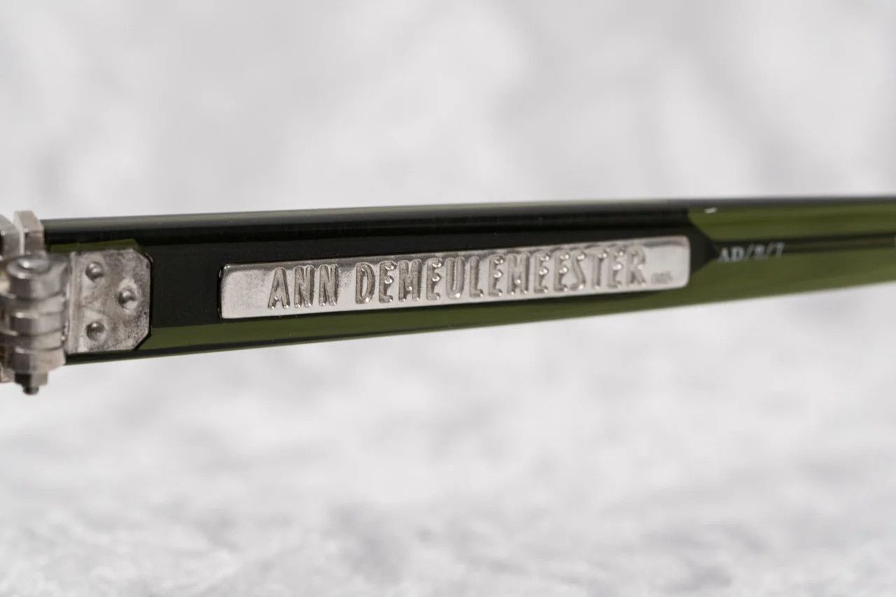 Ann Demeulemeester Ann Demeulemeester Sunglasses Oval Green and Purple Size ONE SIZE - 9 Thumbnail