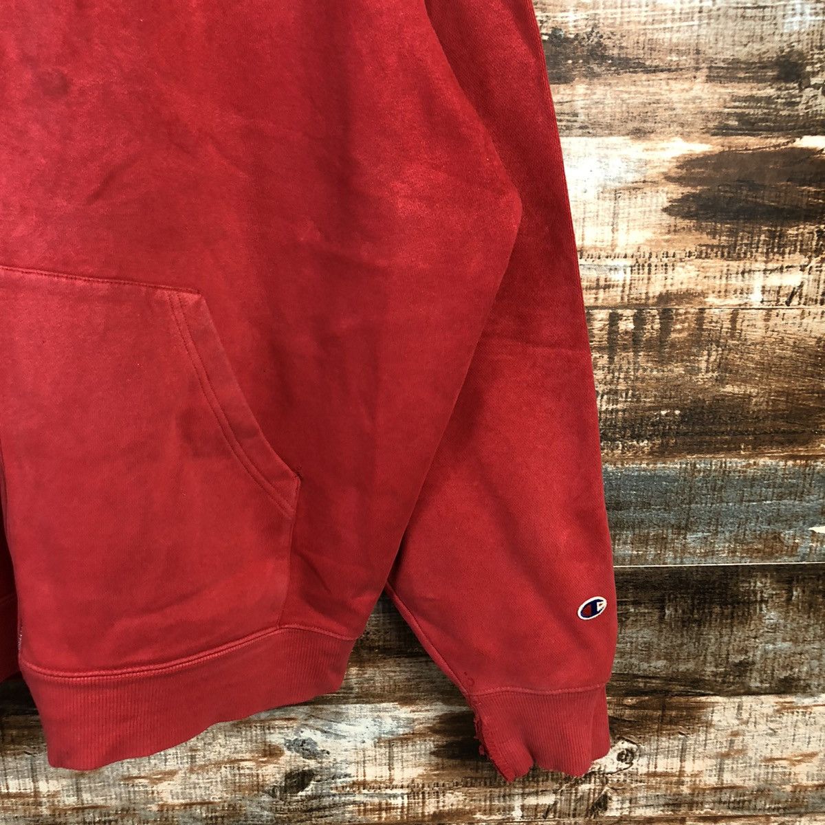 Champion DL Champion vintage Red sweatshirt Hoodie #C169 Size US XXL / EU 58 / 5 - 8 Thumbnail