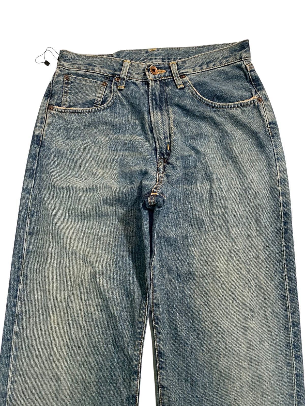Kapital VINTAGE EDWIN 505 SELVEDGE BAGGY DISTRESSED JAPANESE DENIM Size US 29 - 6 Thumbnail