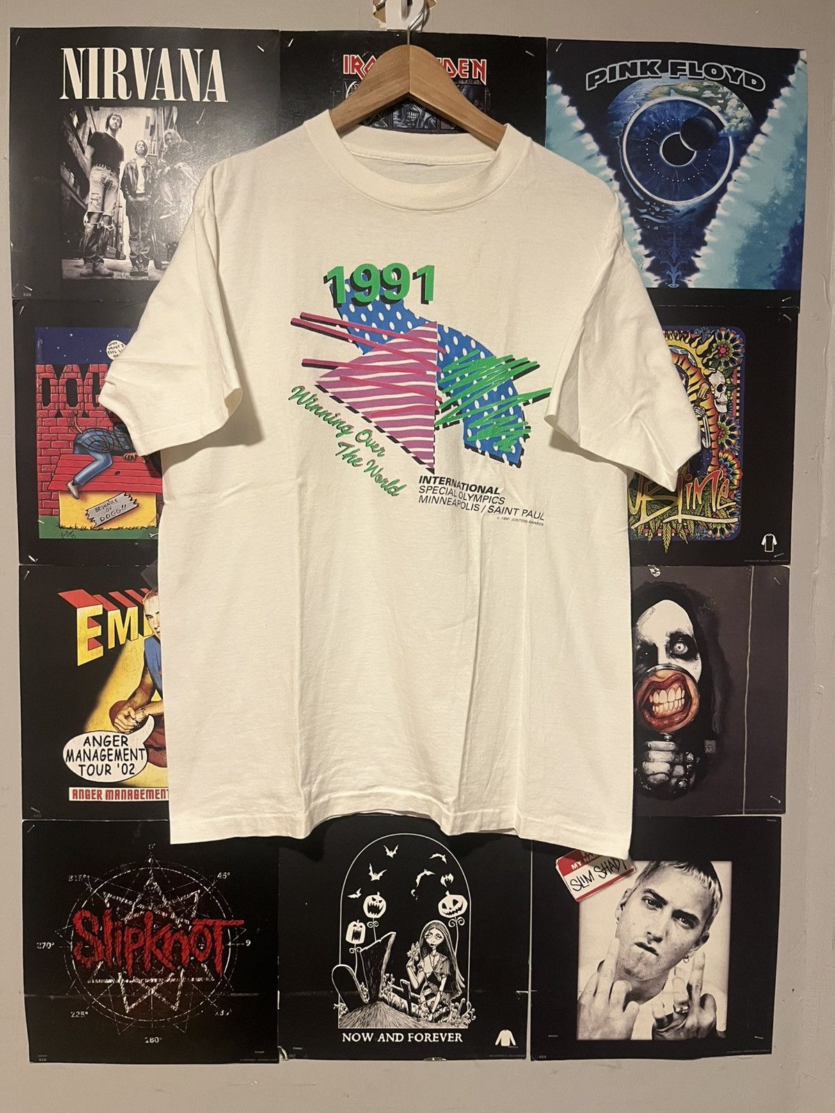 USA Olympics Vintage 1990 International Special Olympics Minneapolis Tee Size US L / EU 52-54 / 3 - 1 Thumbnail