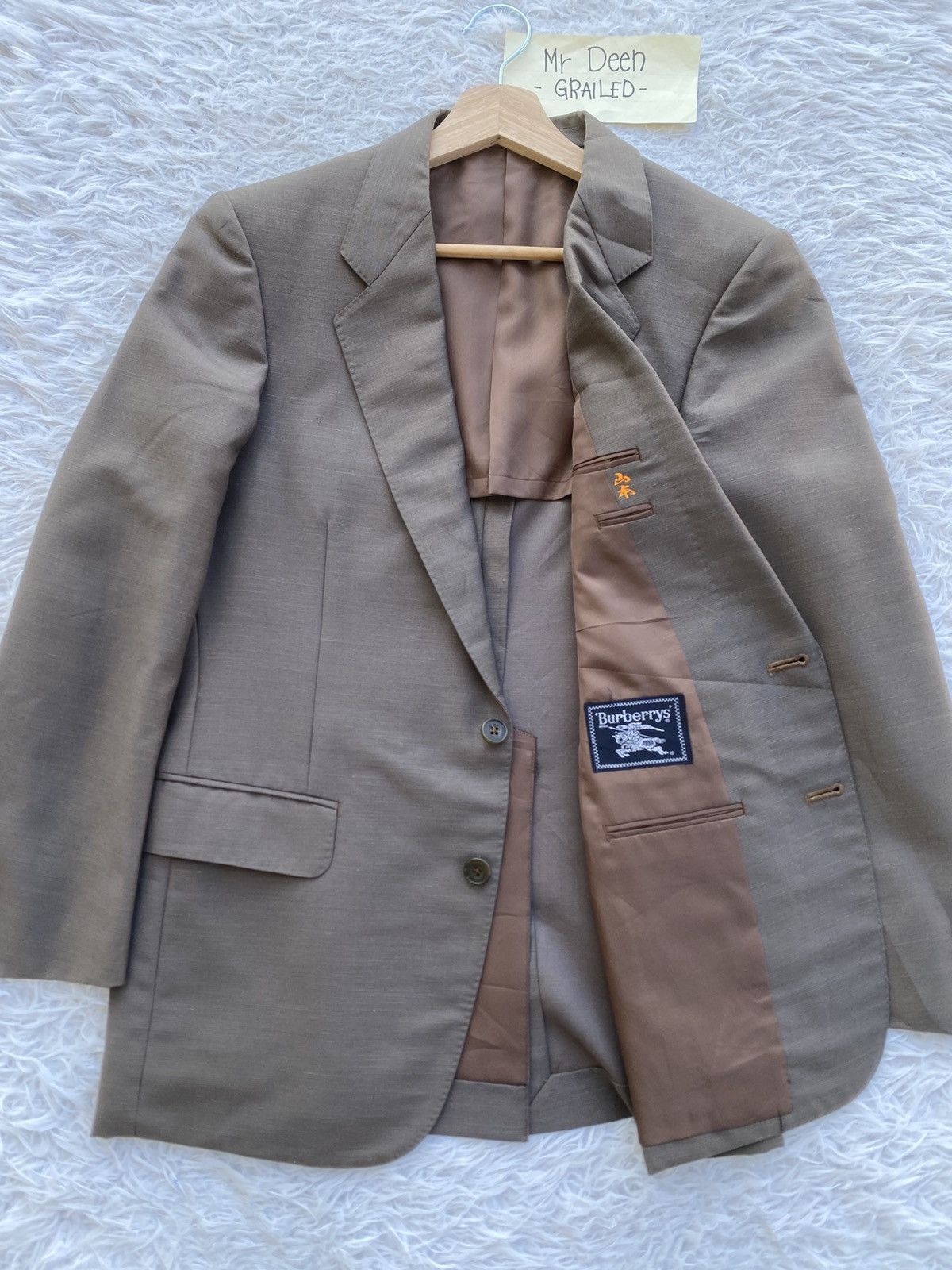 Burberry Rare Vintage Burberry Blazer Size 34S - 8 Thumbnail