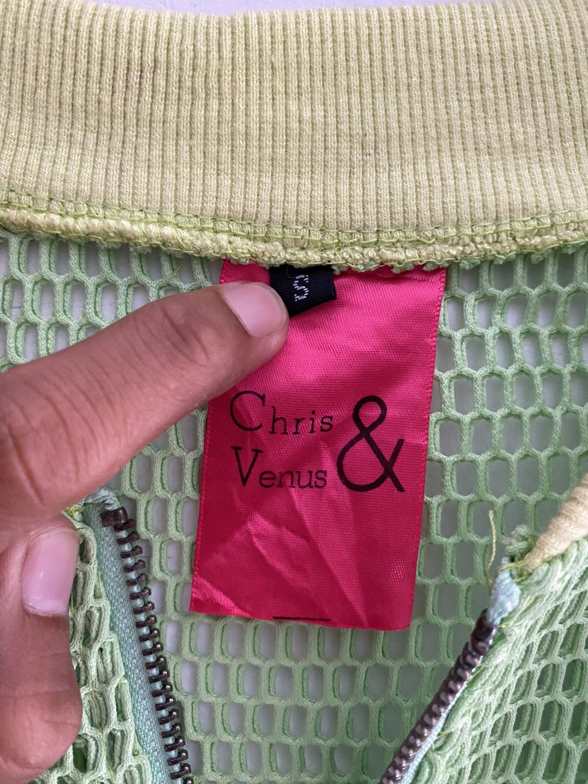 20471120 × Hysteric Glamour × Japanese Brand Chris & venus fishnet bomber jacket cdg style Size US S / EU 44-46 / 1 - 7 Thumbnail