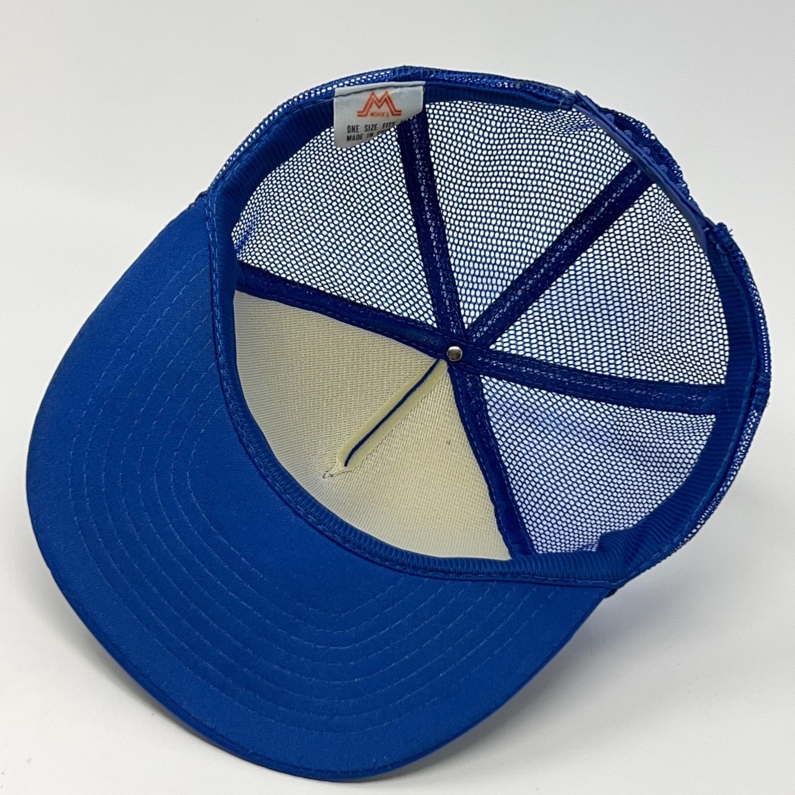 Vintage Vintage 80s Country Gold Tour Trucker Hat Baseball Cap Blue Size ONE SIZE - 4 Thumbnail