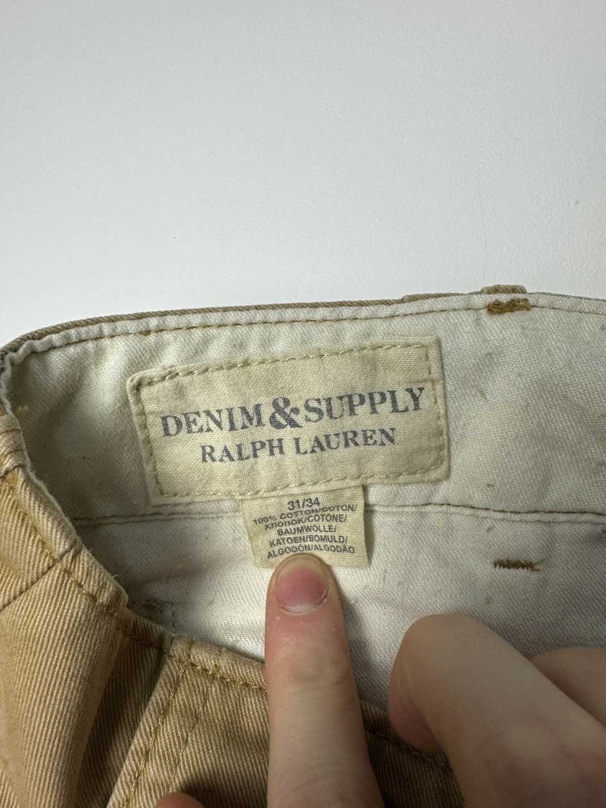 Ralph Lauren Vintage Ralph lauren denim supply American Flag pants RRL Size US 31 - 12 Thumbnail