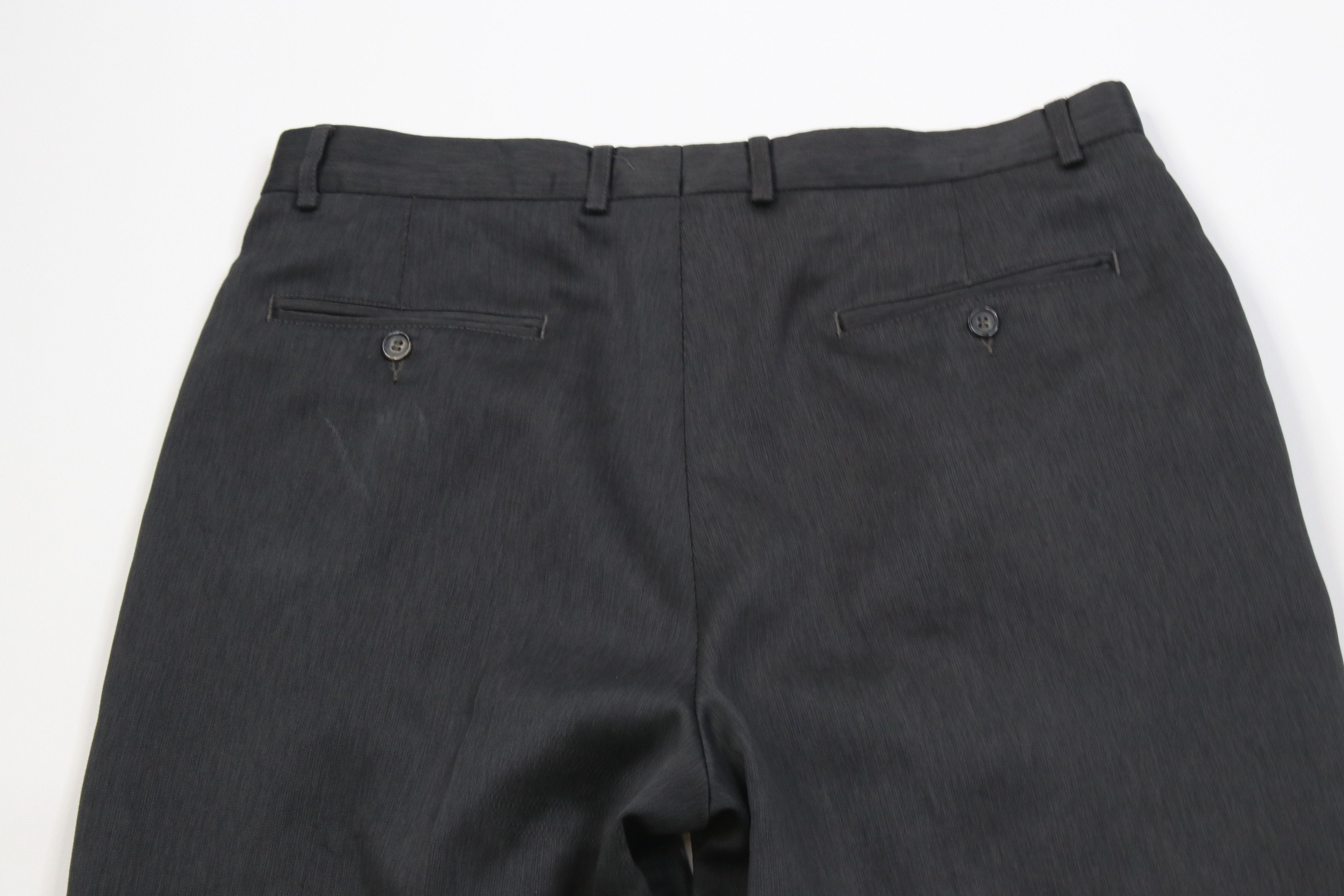 Vintage Vintage 90s Streetwear Wide Leg Chino Pants Charcoal Gray Size US 36 / EU 52 - 10 Thumbnail