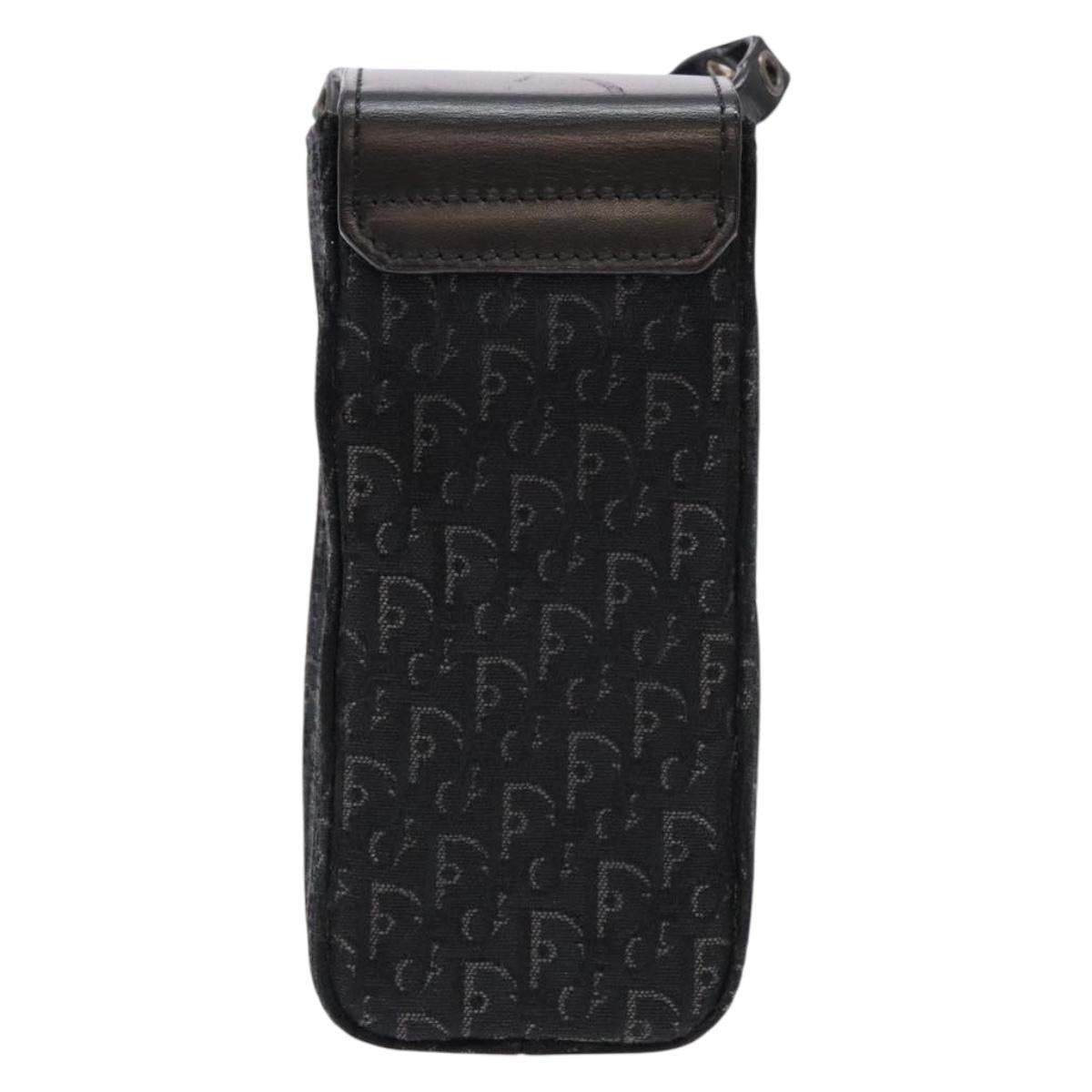 Dior DIOR Trotter Canvas Shoulder Bag Black Silver Size ONE SIZE - 3 Thumbnail