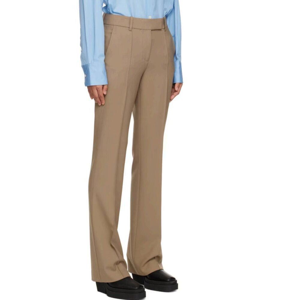 Helmut Lang Helmut Lang Taupe Pinched Seam Trousers Size 2 Size 26" / US 2 / IT 38 - 2 Thumbnail