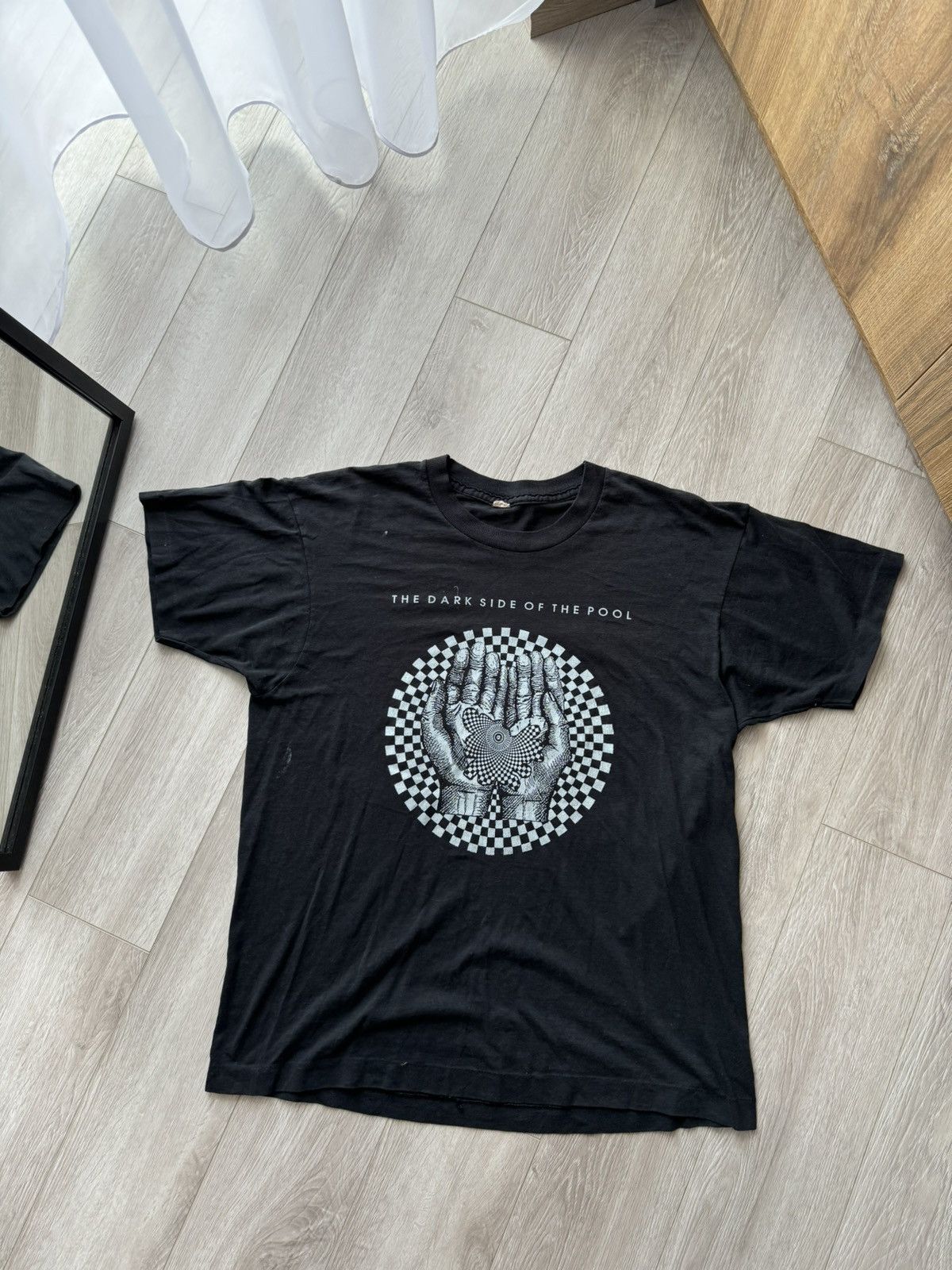 Band Tees 1990 Various – The Dark Side Of The Pool Promo T Shirt Size US L / EU 52-54 / 3 - 1 Thumbnail