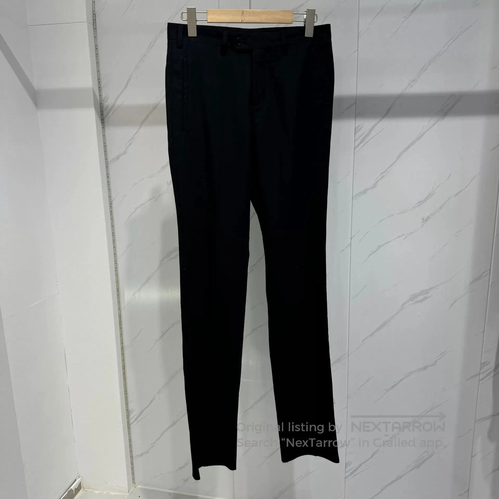 Prada Prada Black Wool Trousers Show Style. Size US 28 / EU 44 - 1 Thumbnail