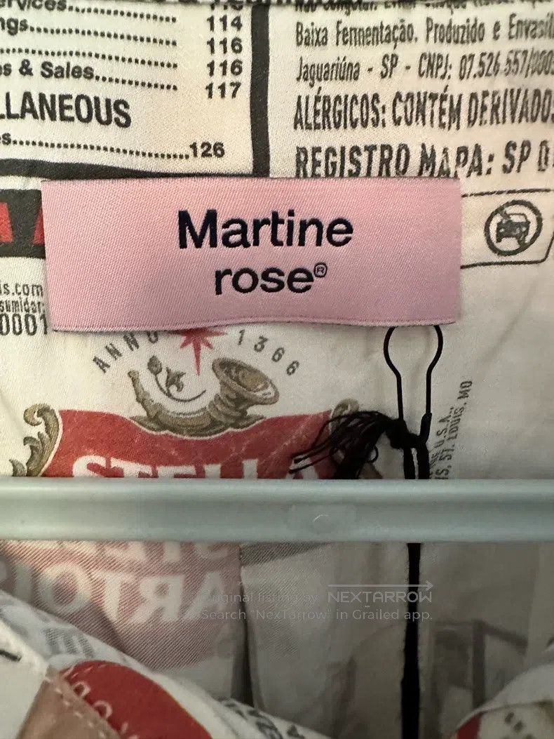 Martine Rose Martine Rose Vintage newspaper printed shirt Size US L / EU 52-54 / 3 - 5 Thumbnail