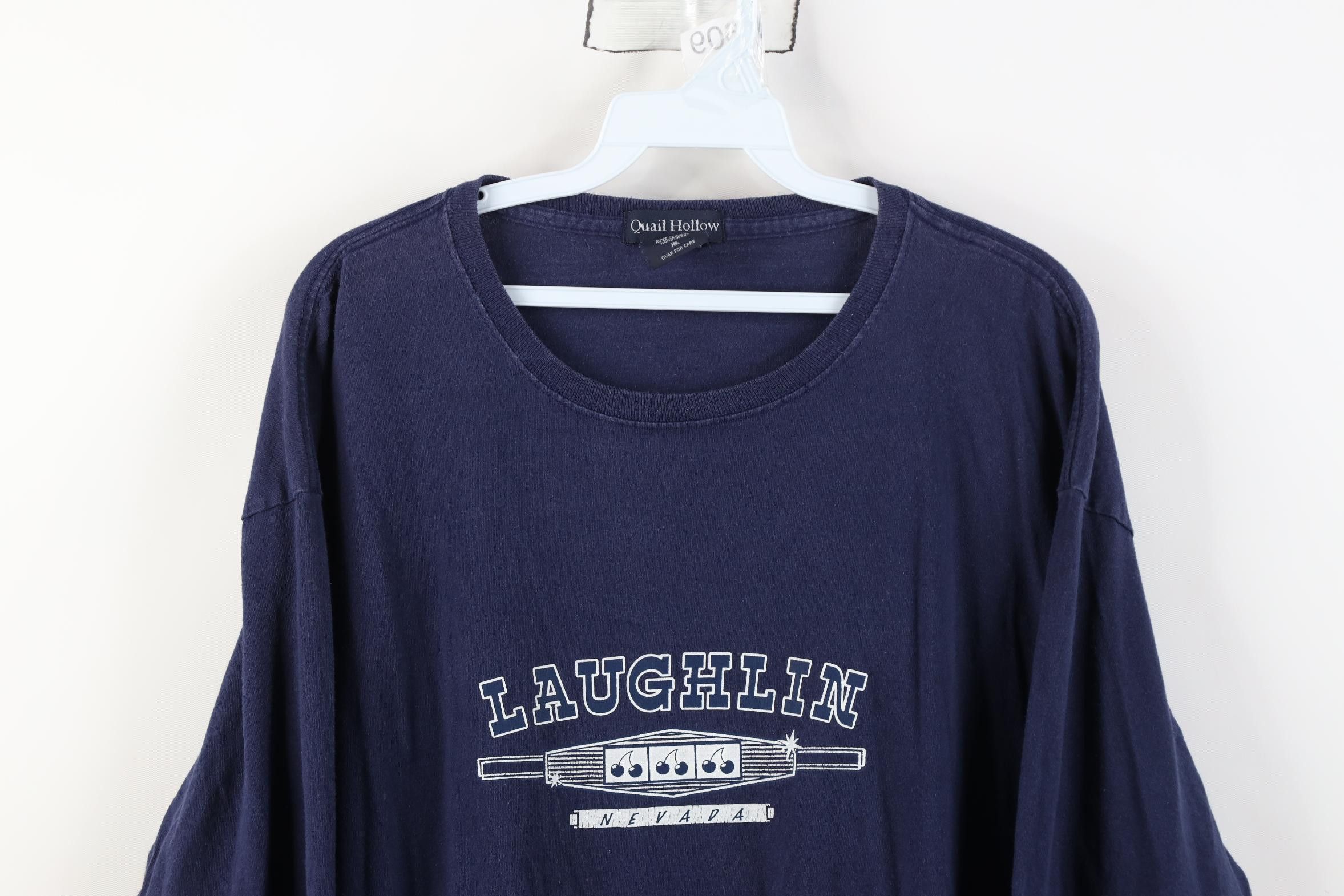 Vintage Vintage 90s Laughlin Nevada Slot Machine Long Sleeve T-Shirt Size US XL / EU 56 / 4 - 2 Thumbnail