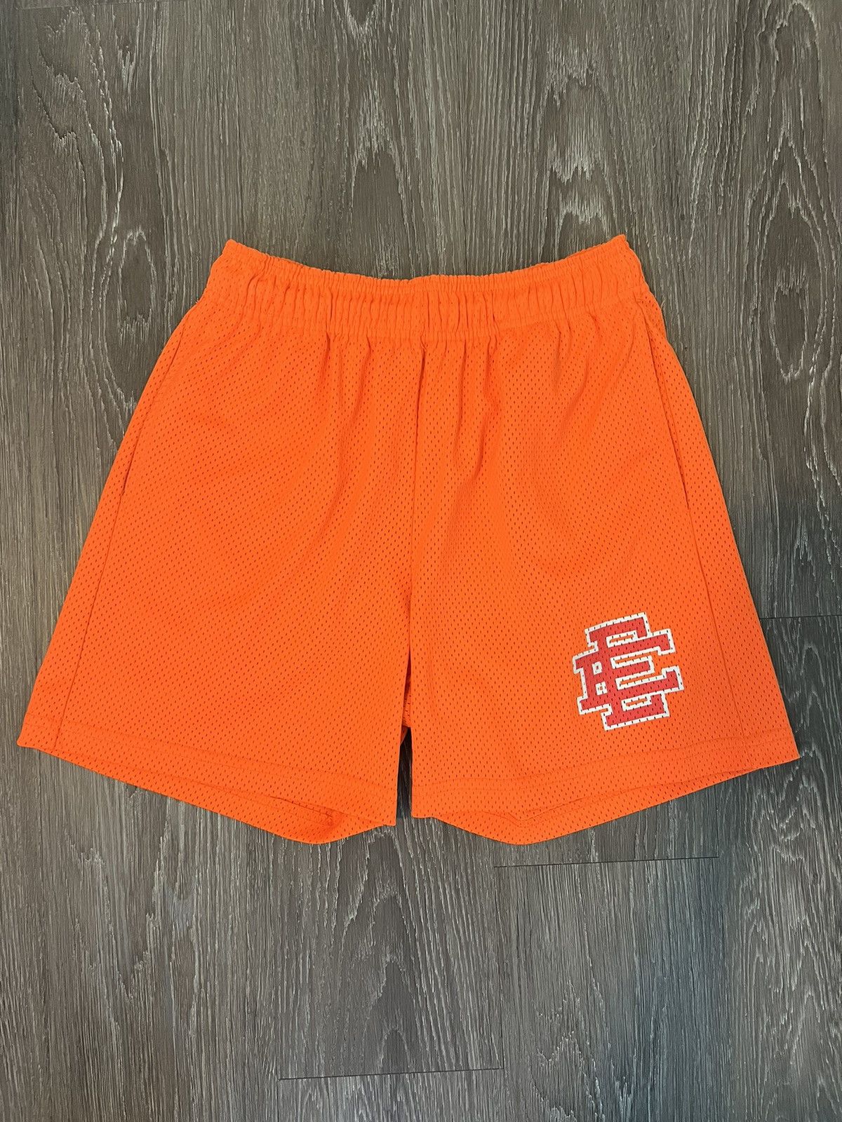 Eric Emanuel Basic Orange Mesh Shorts