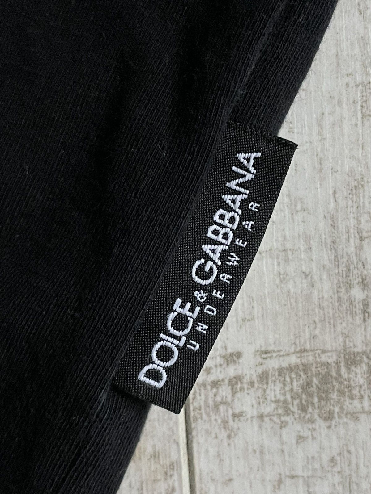 Dolce & Gabbana Dolce & Gabbana Underwear T-Shirt Black Logo D&G Size US S / EU 44-46 / 1 - 6 Thumbnail