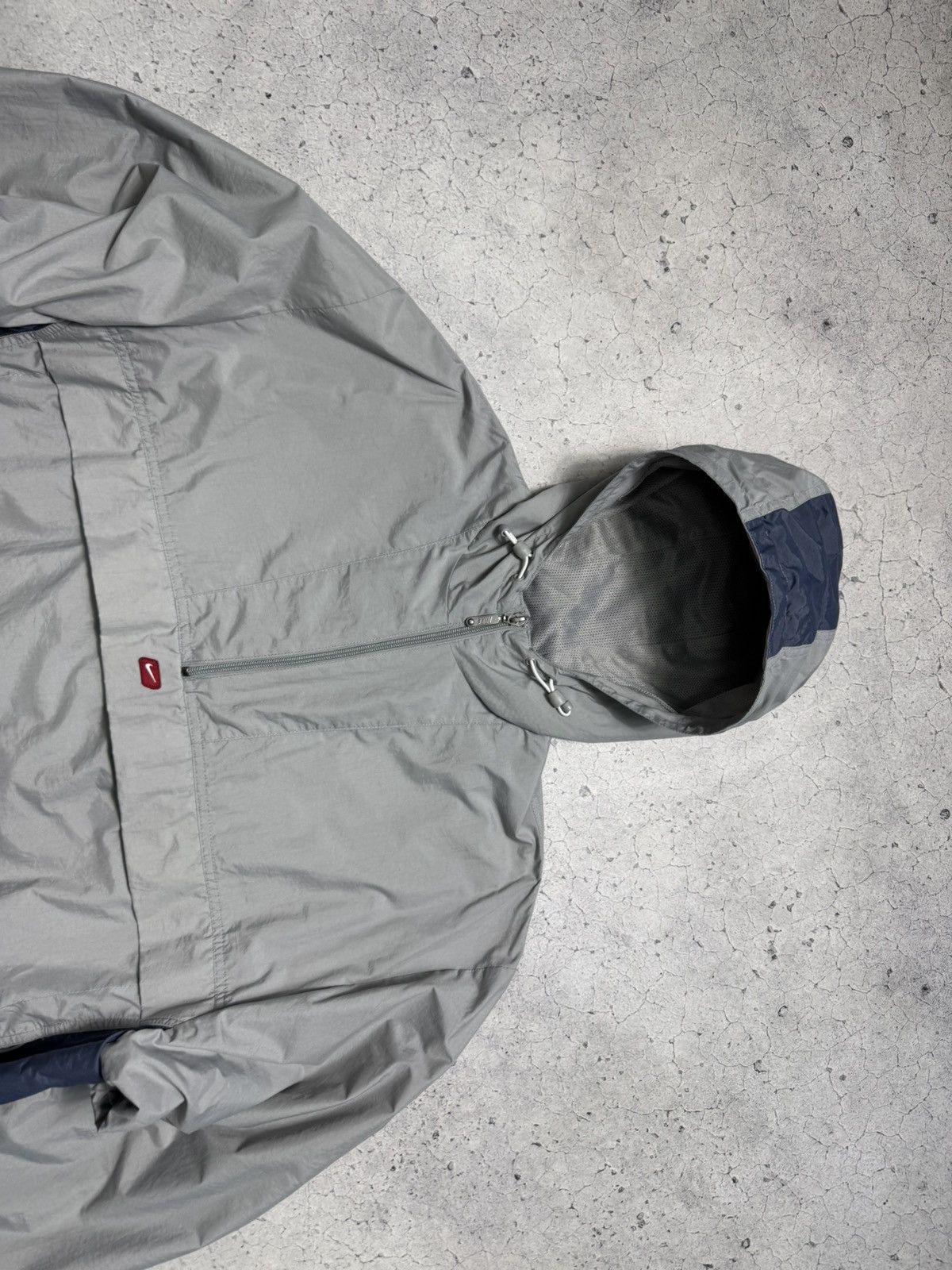 Nike Nike Vintage Anorak Nylon Jacket Swoosh Drill Hype Y2K Size US L / EU 52-54 / 3 - 5 Thumbnail