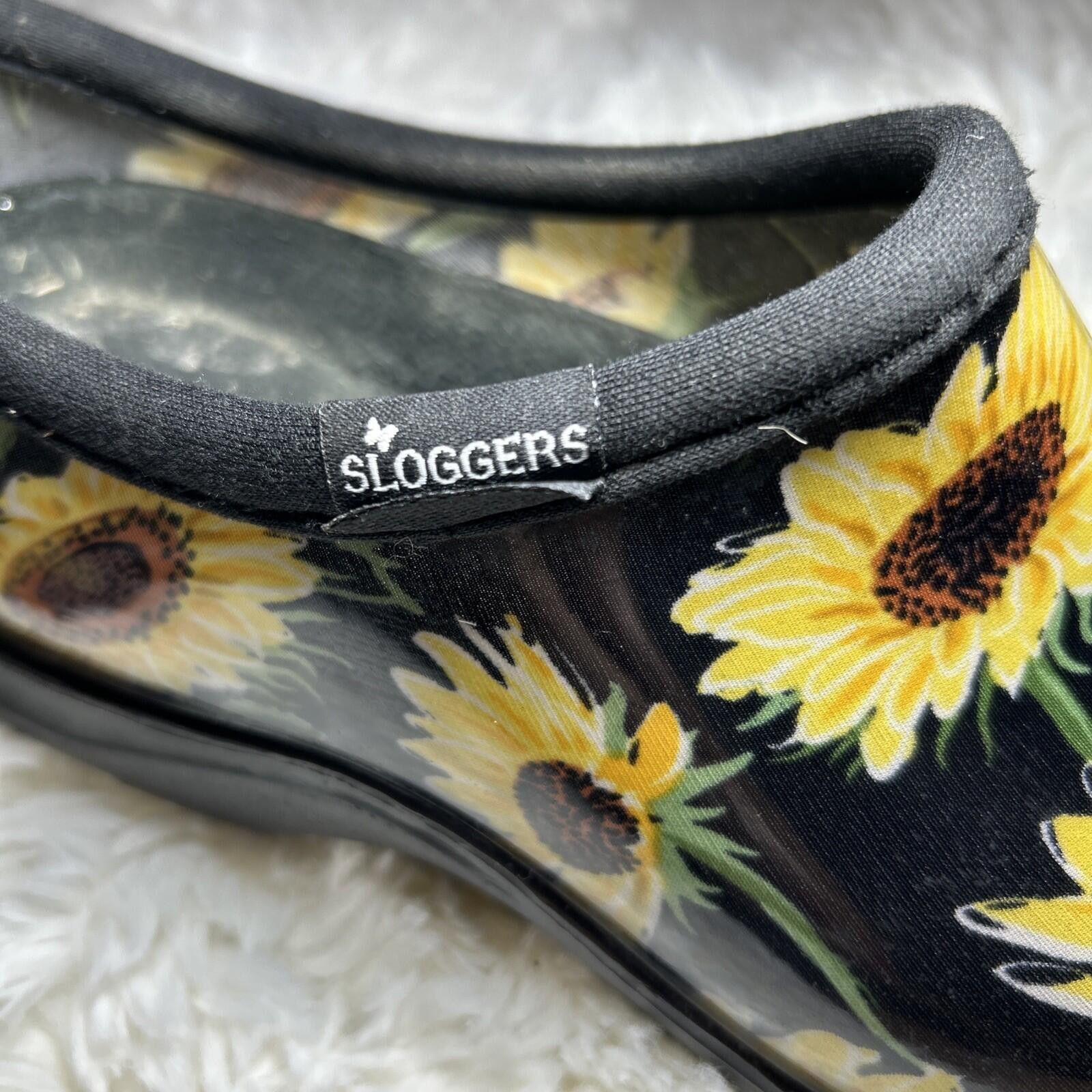 Louisville Slugger SLOGGERS Women’s Size 8 Waterproof Black Sunflowers Made USA Size ONE SIZE - 7 Thumbnail