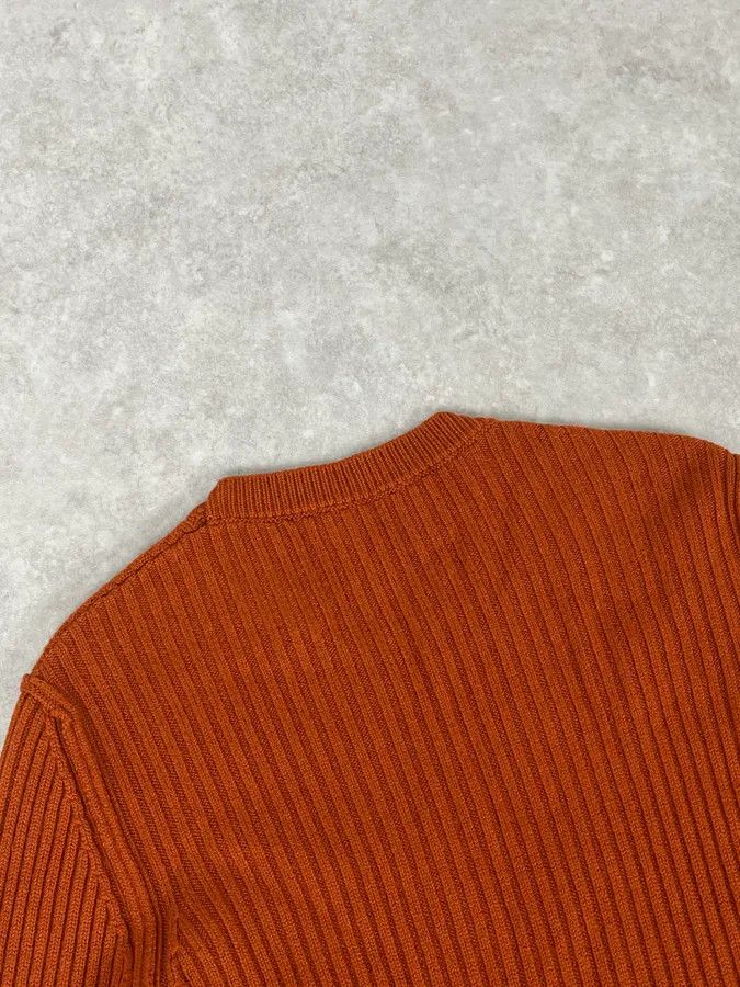 Dolce & Gabbana 2000s Dolce & Gabbana Orange Minimalist Sweater Size US S / EU 44-46 / 1 - 7 Thumbnail