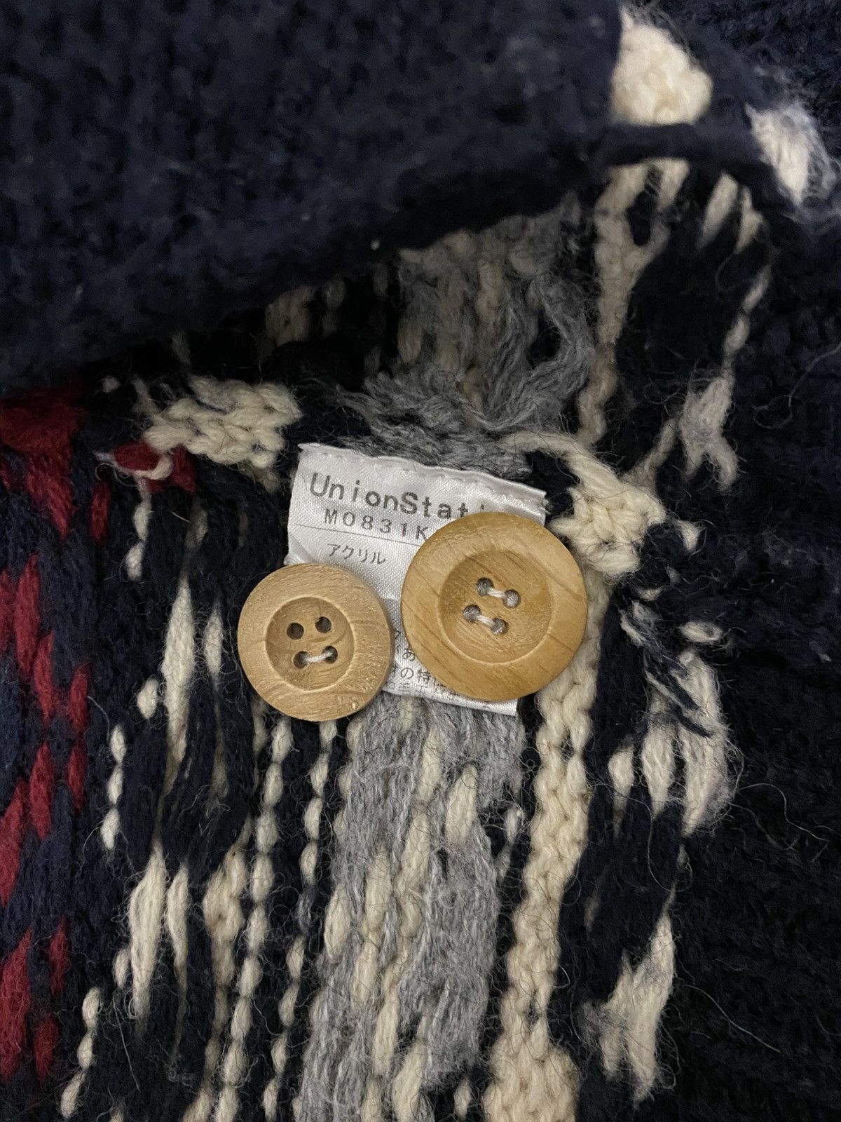 Union LA Union Station Navajo Motive Shawl Collar Cardigan Knit (C4) Size US S / EU 44-46 / 1 - 7 Thumbnail