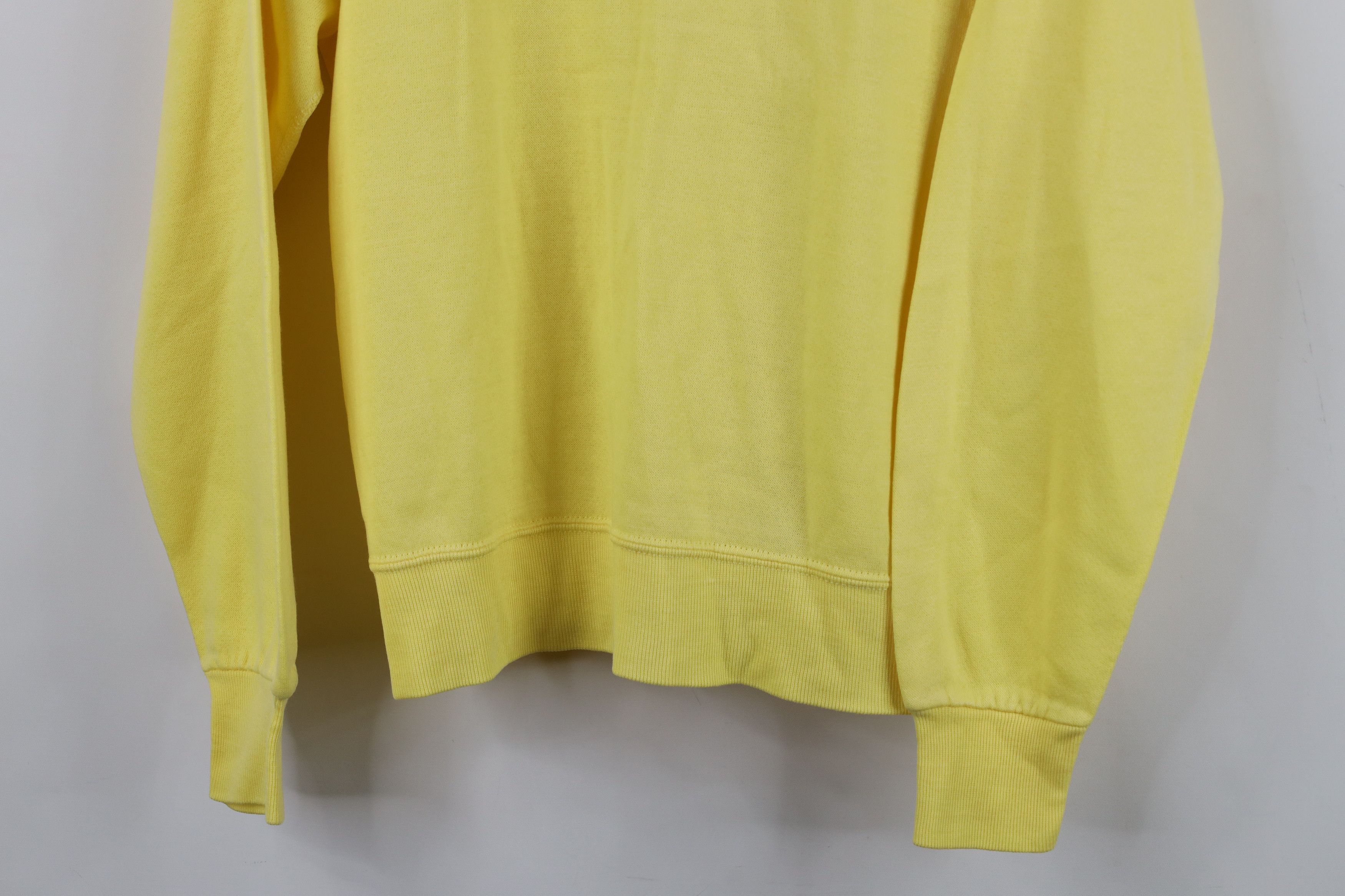 Vintage Vintage 70s Streetwear Thin Raglan Sweatshirt Yellow USA Size M / US 6-8 / IT 42-44 - 3 Thumbnail