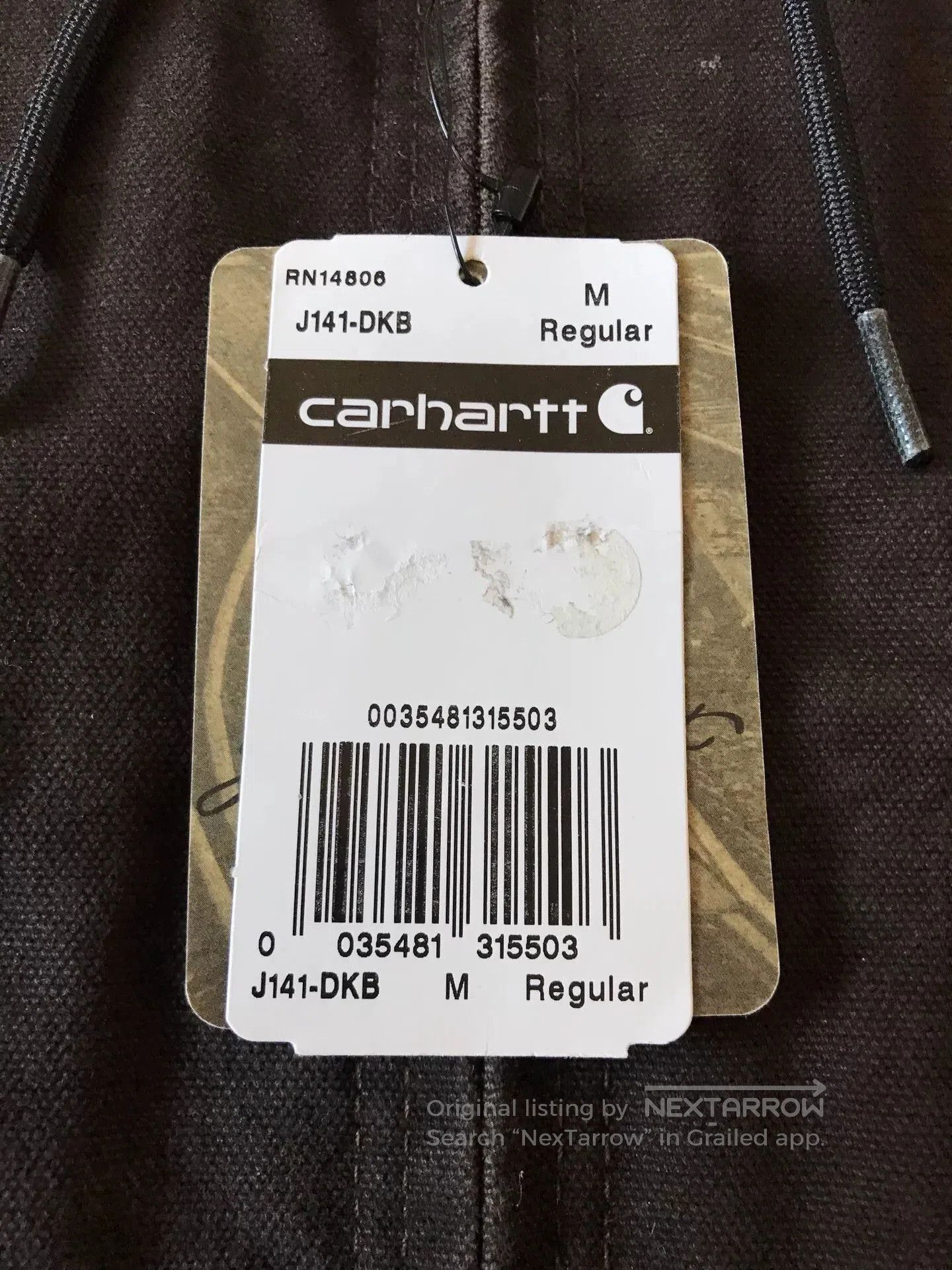 Carhartt Carhartt J141 DKB Hooded Work Jacket. Size US M / EU 48-50 / 2 - 8 Thumbnail