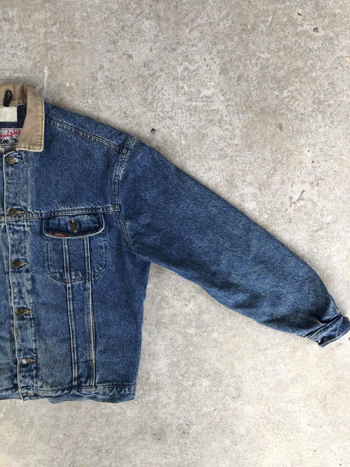 Lee Vintage Lee Storm Rider Blanket Lined Denim Jacket Baggy Size US L / EU 52-54 / 3 - 5 Thumbnail