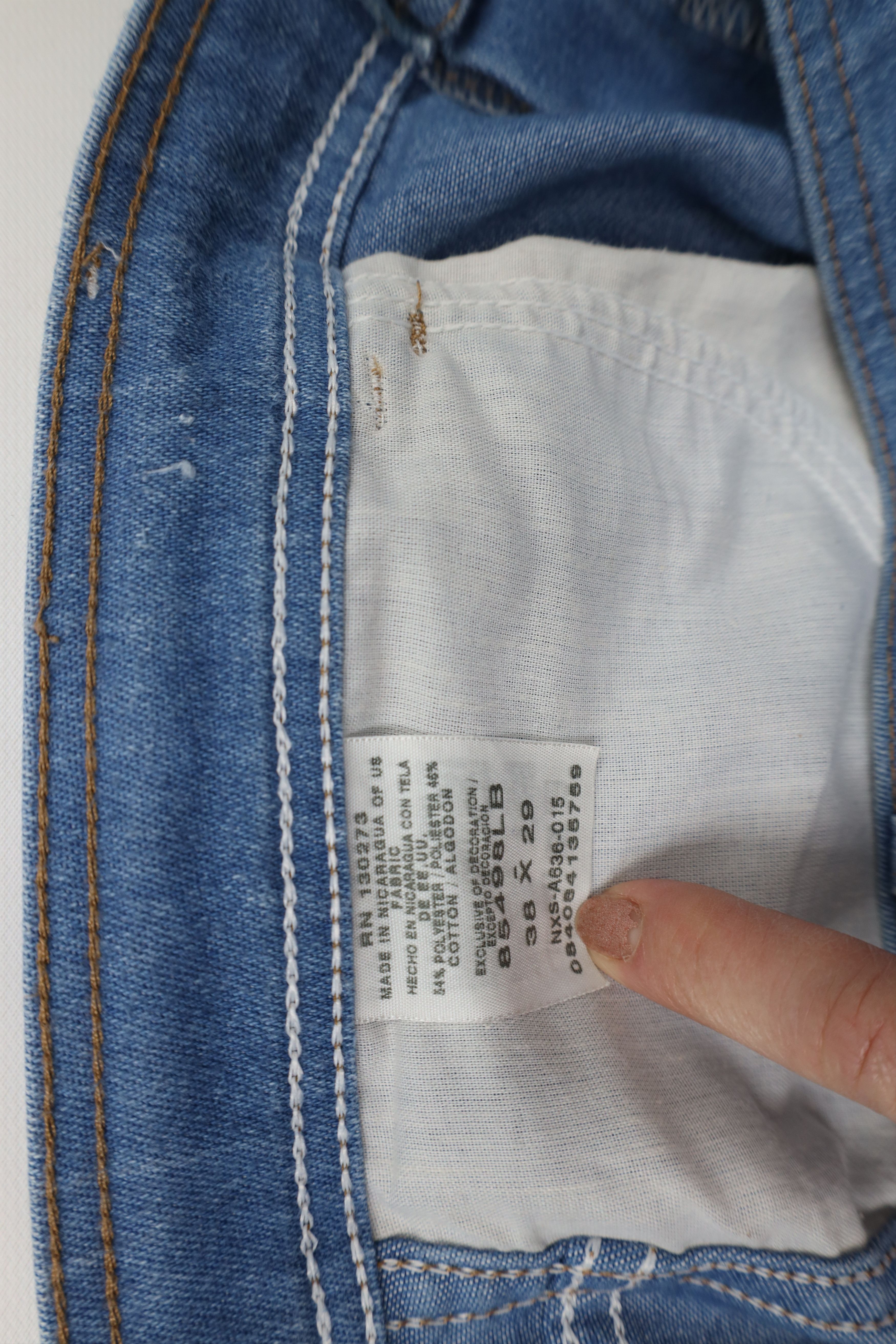 Vintage × Wrangler Vintage 90s Wrangler Flared Wide Leg Cowboy Denim Jeans Size US 38 / EU 54 - 9 Thumbnail