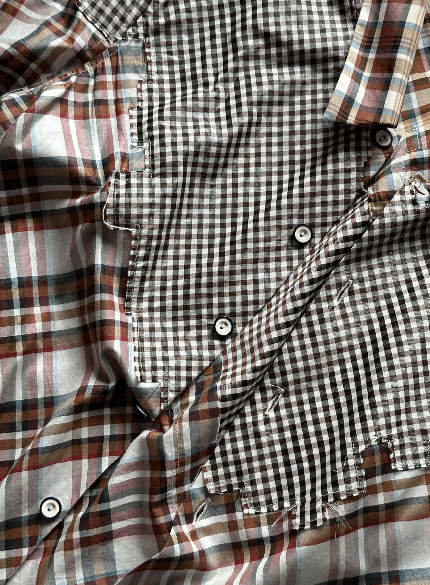 Raf Simons SPRING 2016 RUNWAY PATCWHORK SHIRT Size US S / EU 44-46 / 1 - 4 Thumbnail