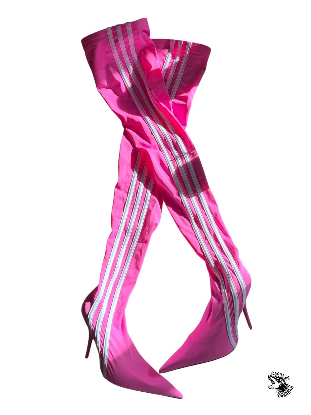 Balenciaga Balenciaga adidas pink high heels Size US 6 / IT 36 - 1 Thumbnail