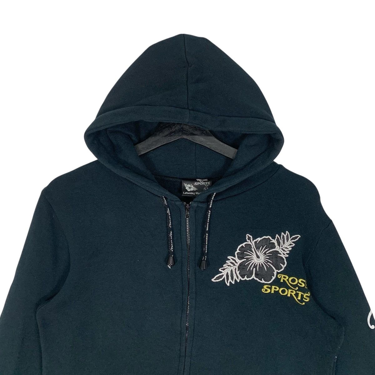 Japanese Brand Rose Sport Apparel JapaneseBrand SurfStyle Floral Hoodie Size S / US 4 / IT 40 - 4 Thumbnail